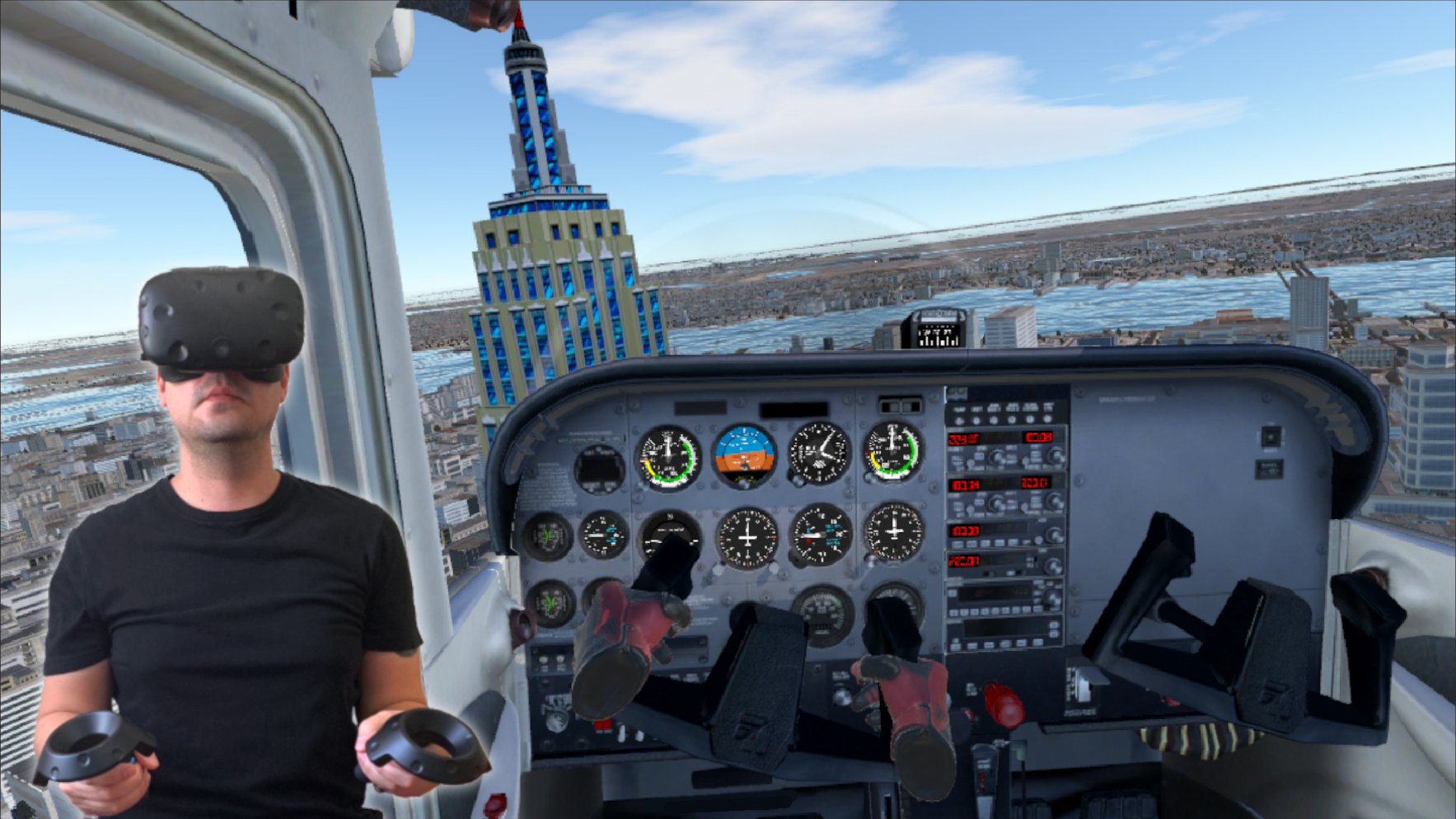 VR Flight Simulator New York - Cessna screenshot 7