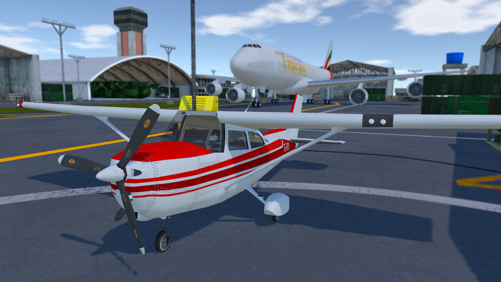 VR Flight Simulator New York - Cessna screenshot 2