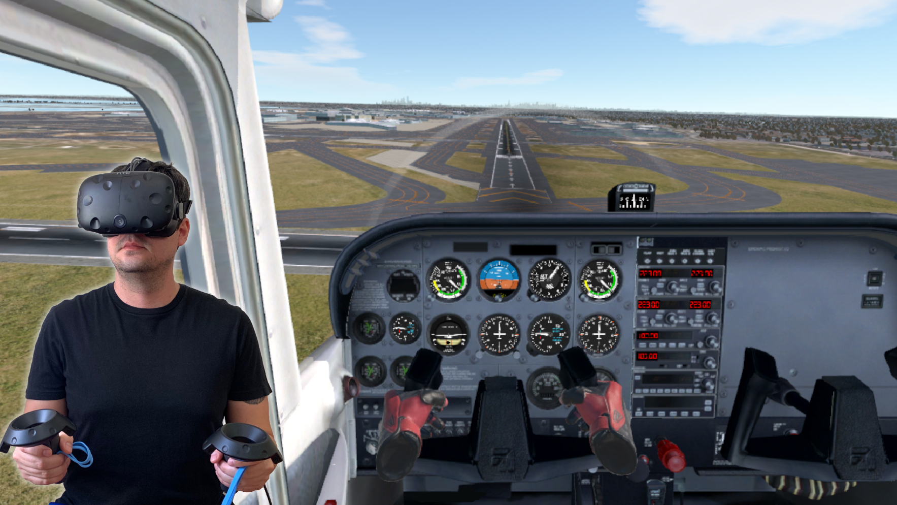VR Flight Simulator New York - Cessna screenshot 5