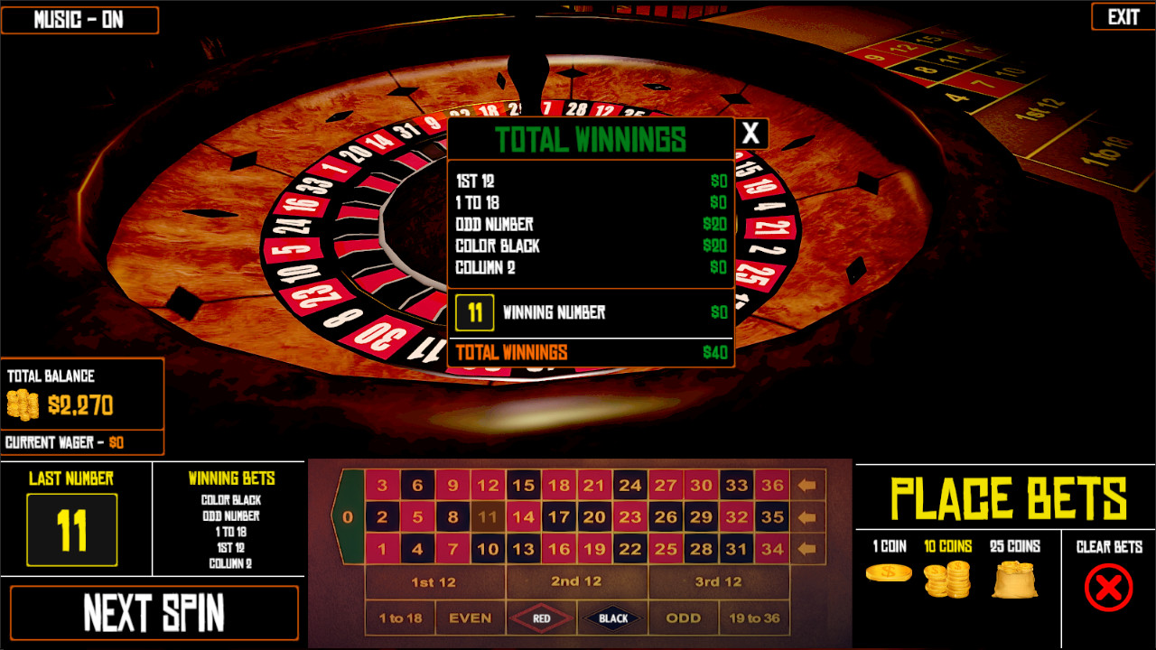 Roulette Simulator 2 screenshot 1