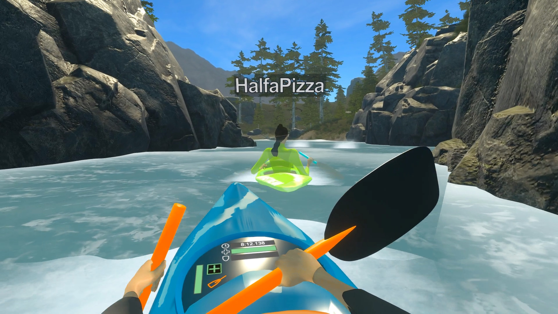 DownStream: VR Whitewater Kayaking screenshot 4