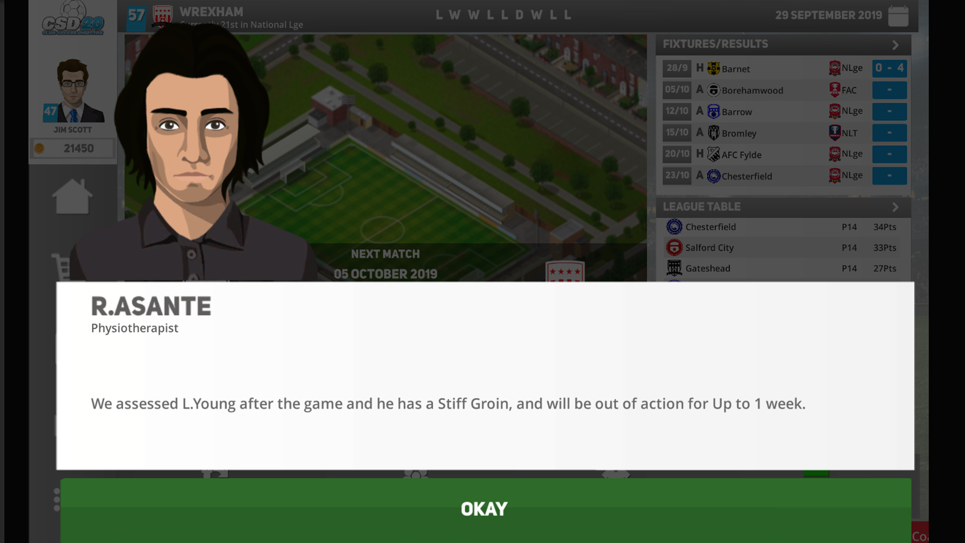 Club Soccer Director PRO 2020 screenshot 14