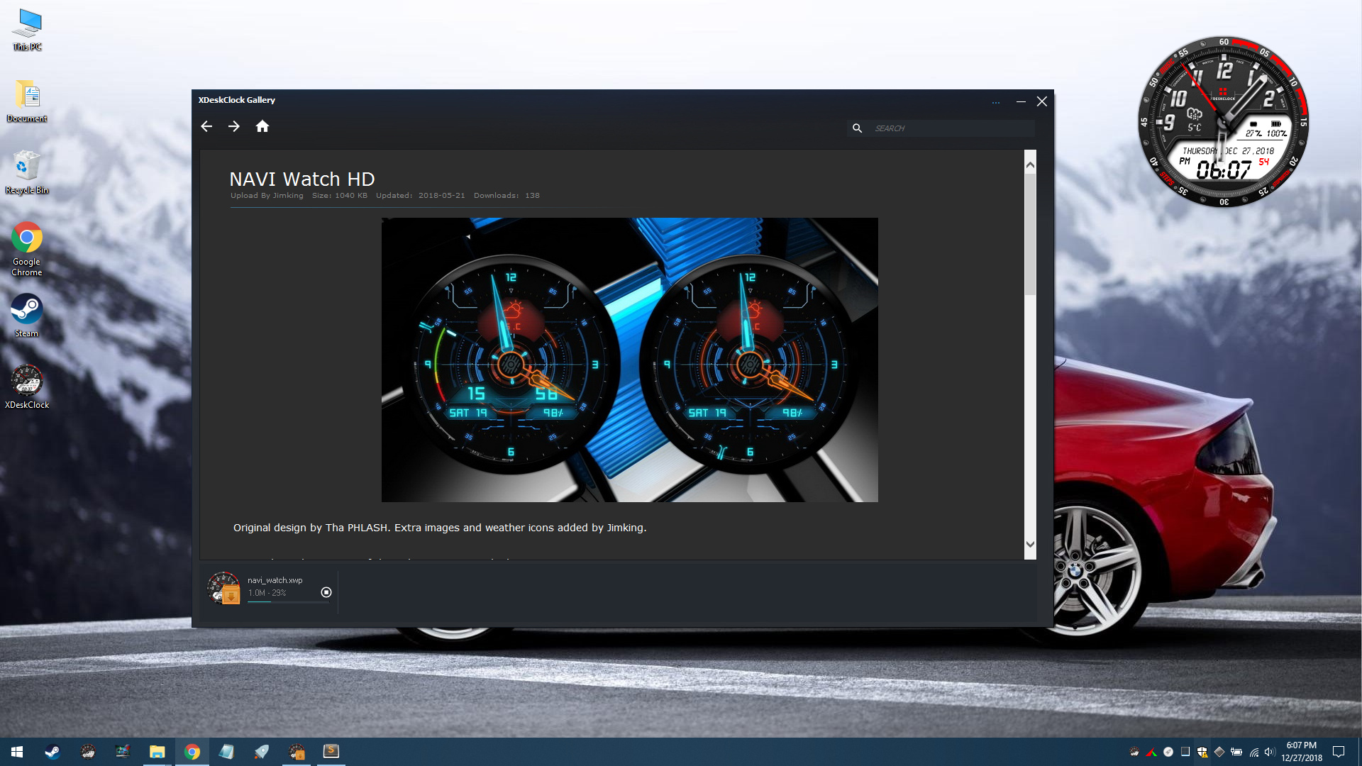 XDeskClock screenshot 3