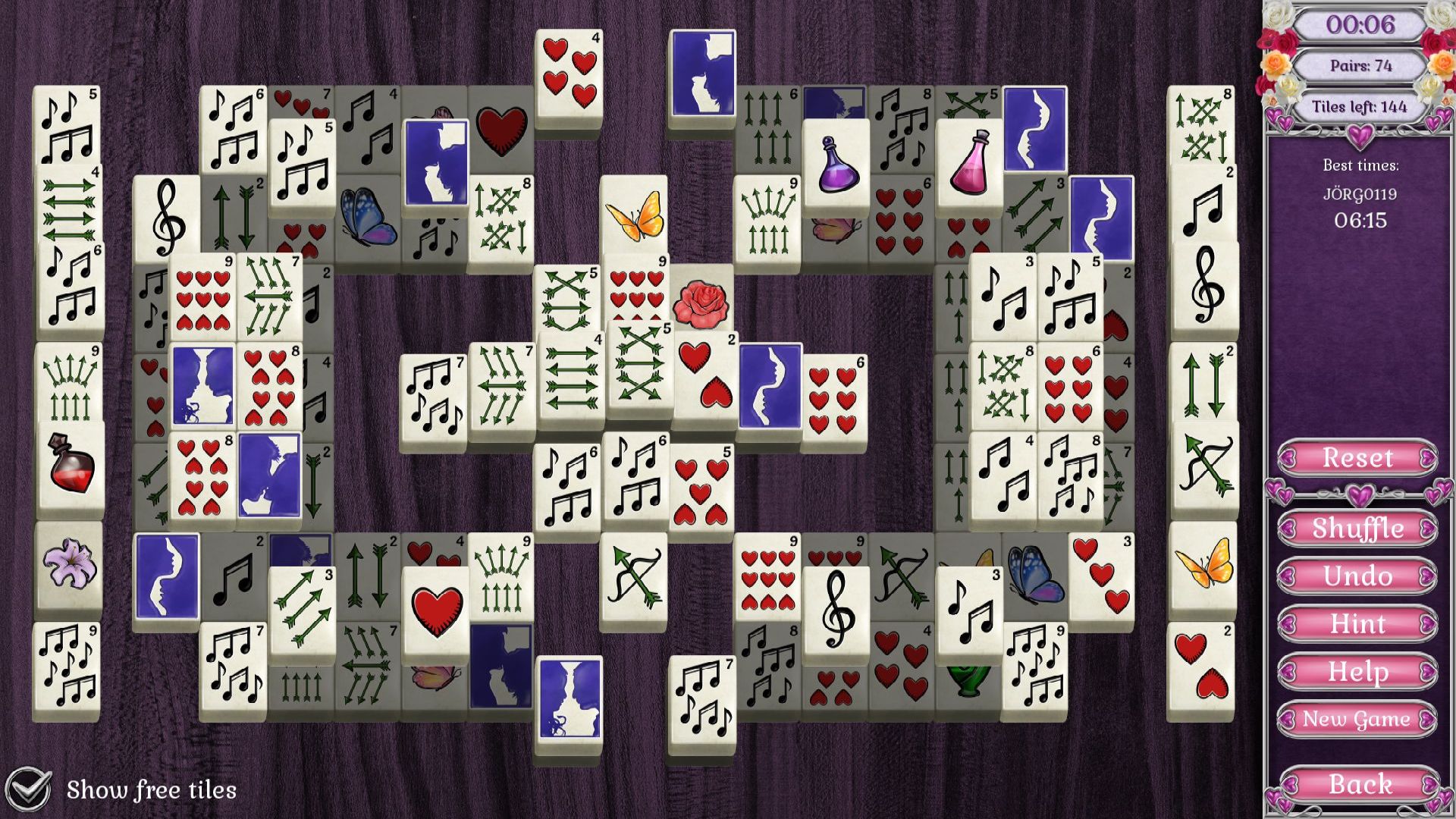 Jewel Match Solitaire L'Amour screenshot 4
