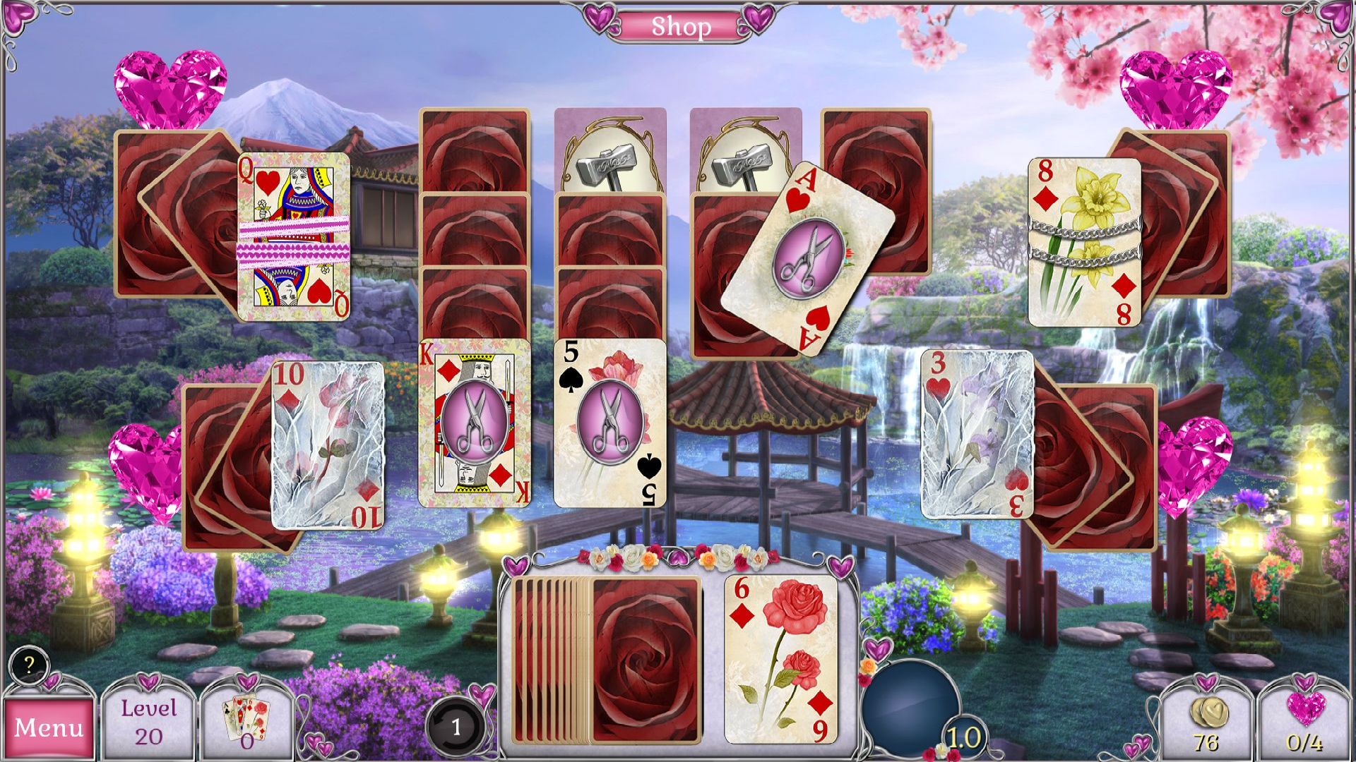 Jewel Match Solitaire L'Amour screenshot 3