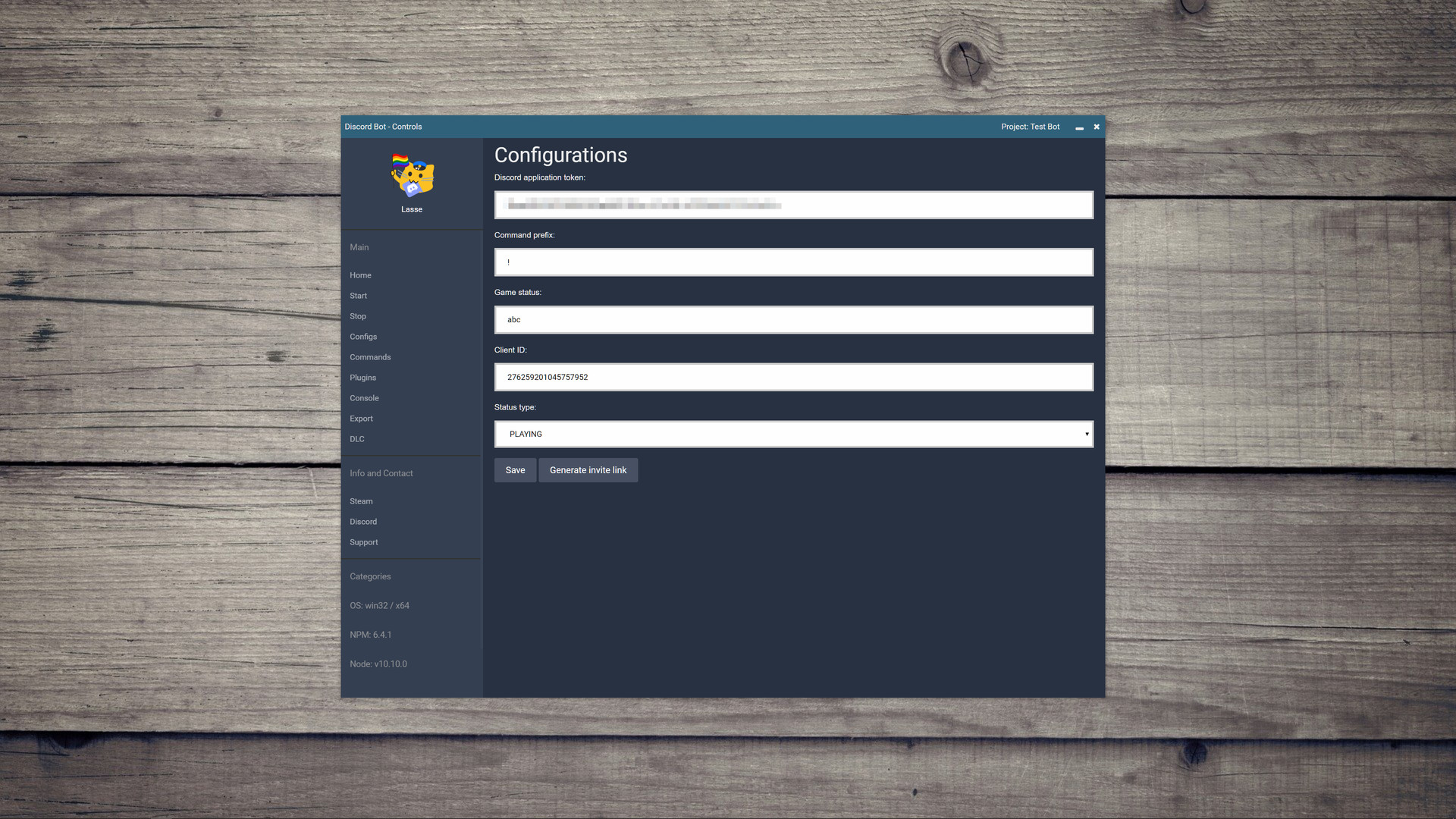 Discord Bot - Controls screenshot 2