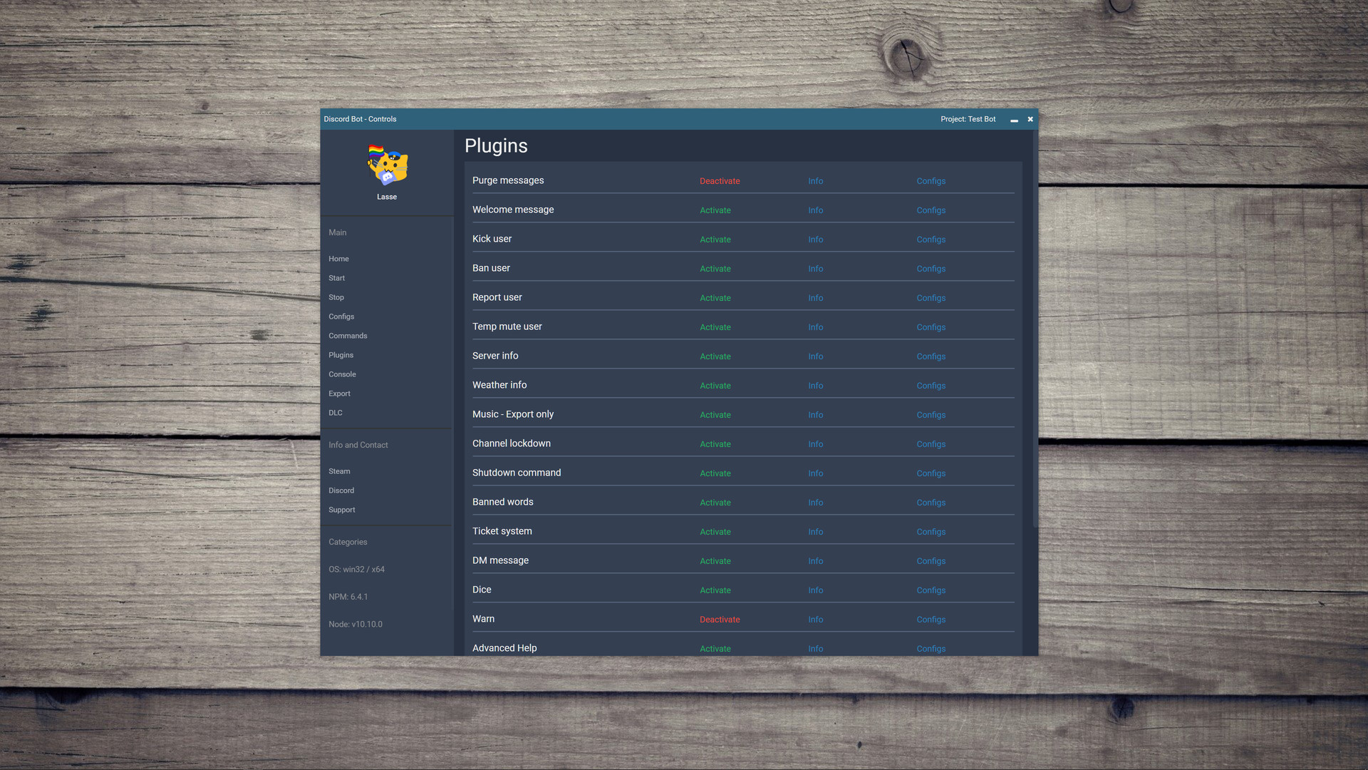 Discord Bot - Controls screenshot 4
