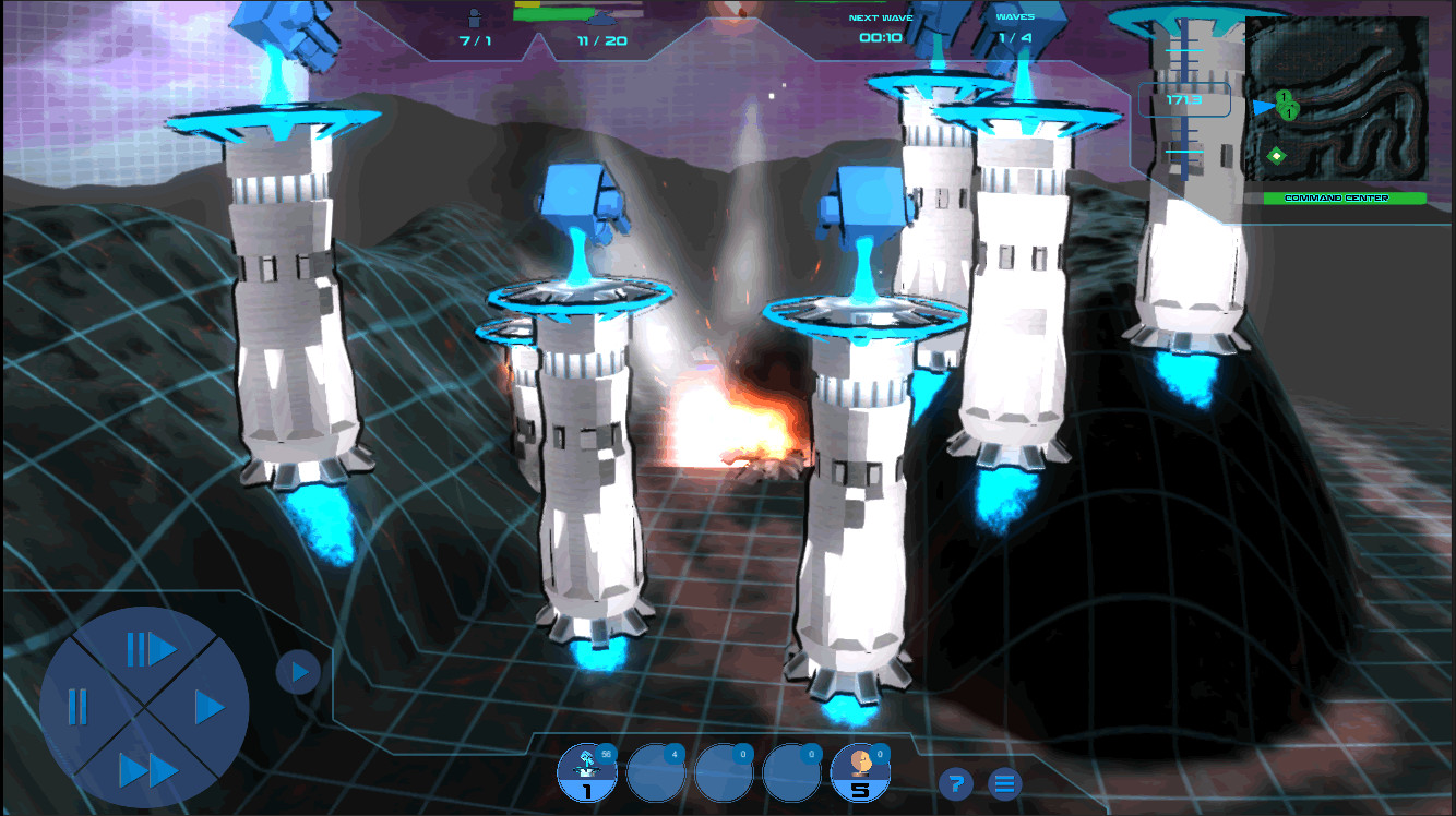 Galactic Tower Defense screenshot 1