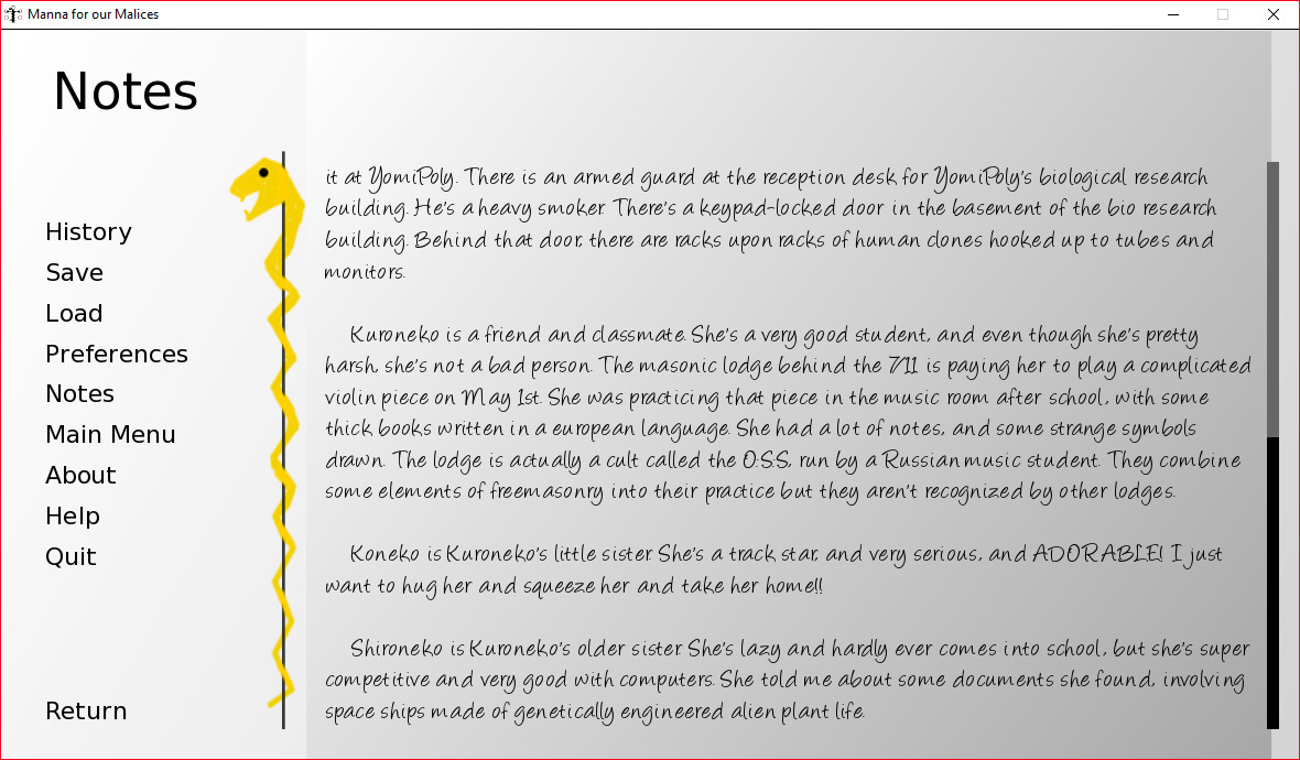 Manna for our Malices screenshot 4