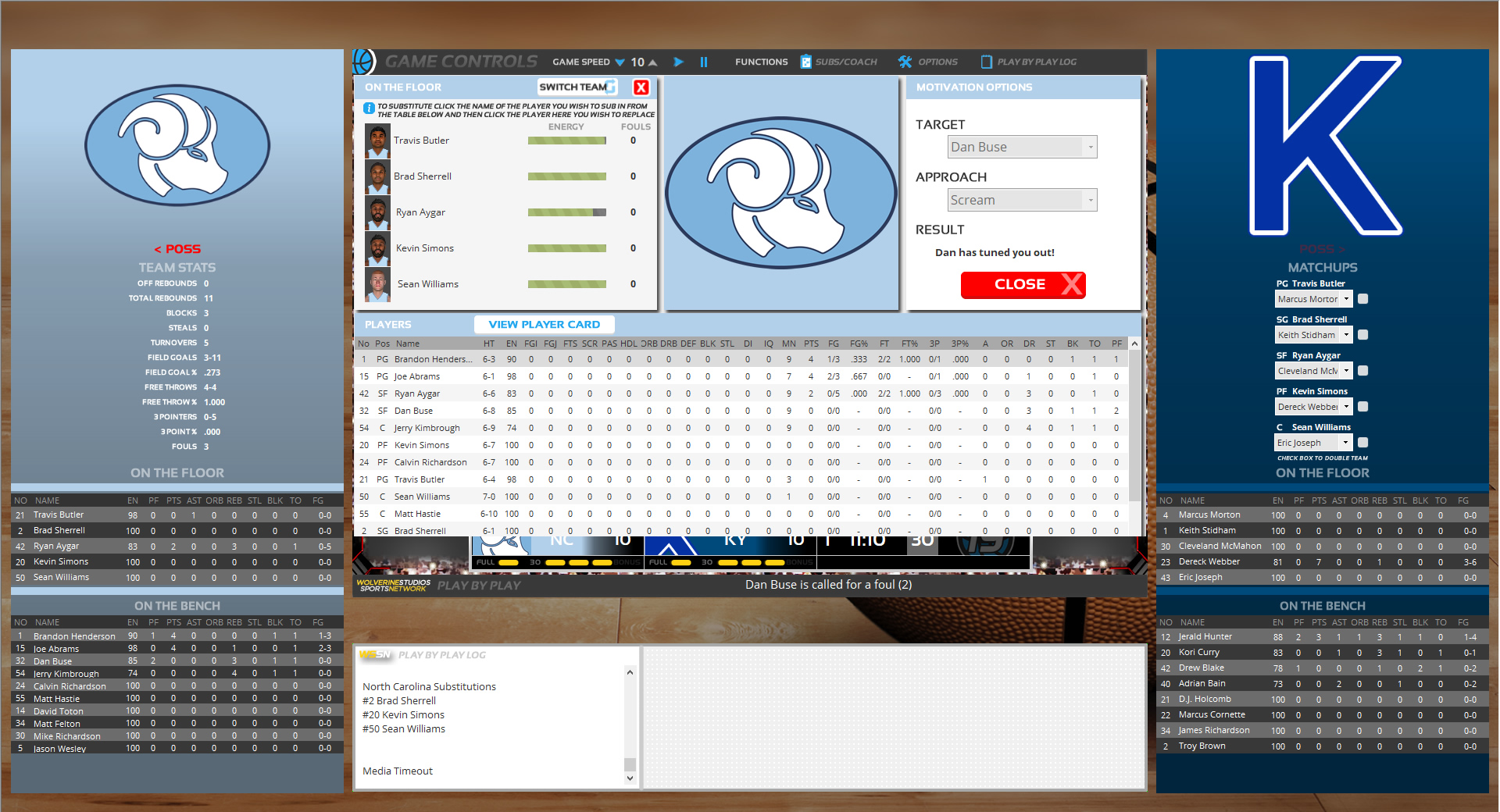 Draft Day Sports: College Basketball 2019 screenshot 3