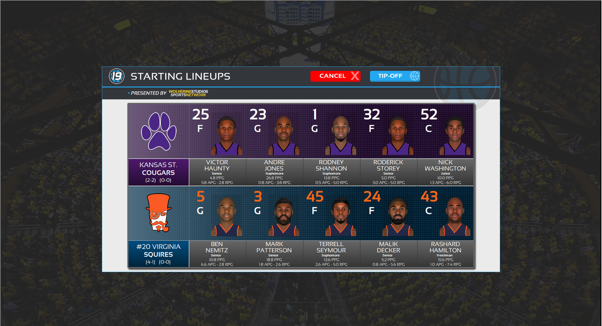 Draft Day Sports: College Basketball 2019 screenshot 2