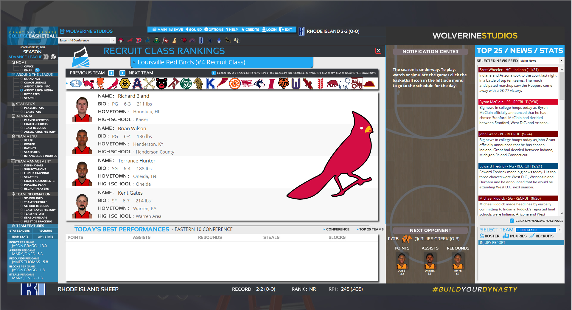 Draft Day Sports: College Basketball 2019 screenshot 7