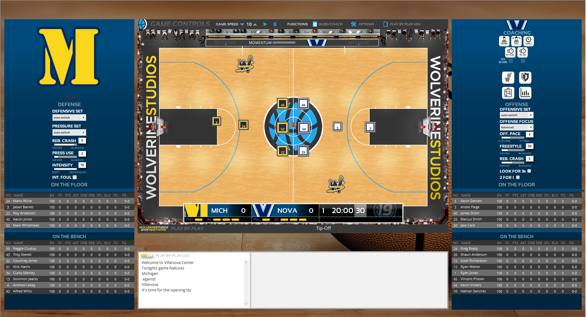 Draft Day Sports: College Basketball 2019 screenshot 1