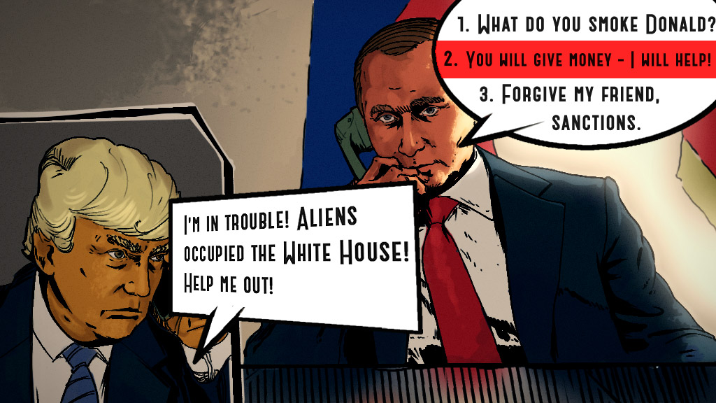Путин против Инопланетян 2: На Закате Справедливости (Linehot Putin: All Stars) screenshot 1