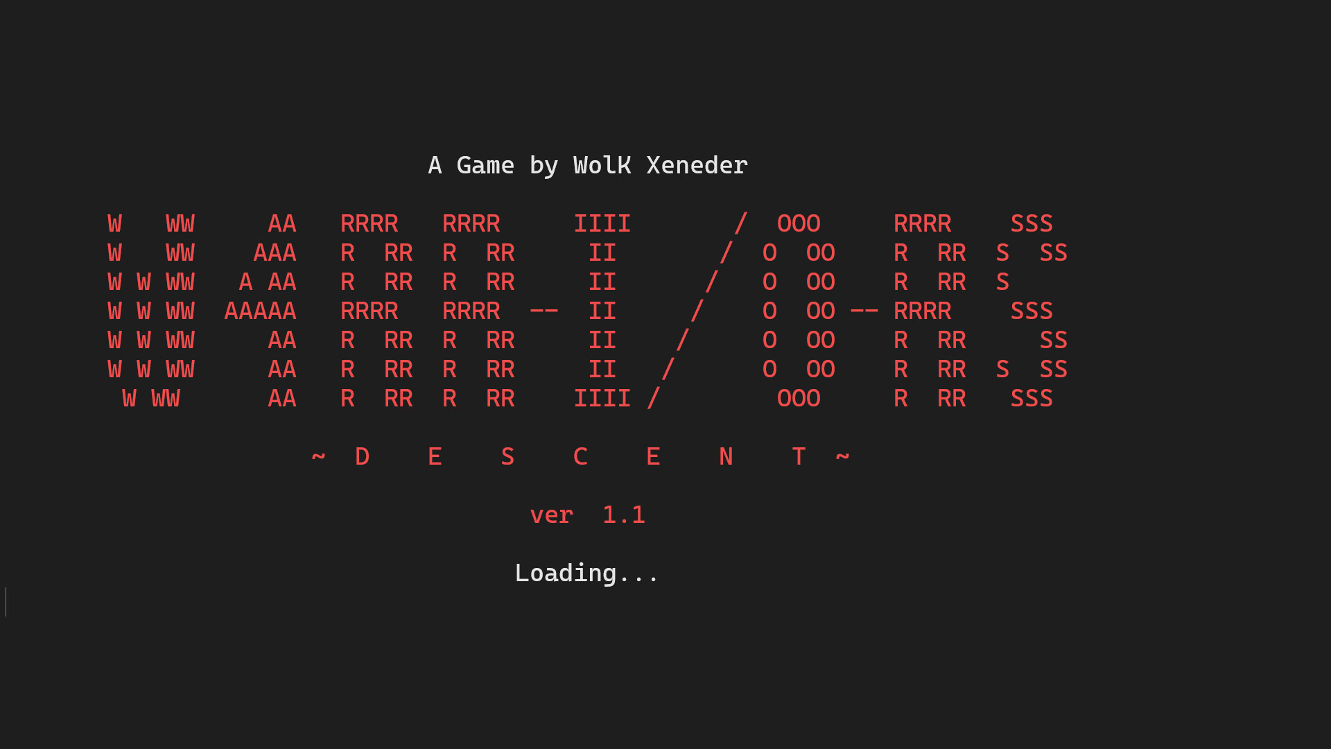 W4RR-i/o-RS: Descent screenshot 5