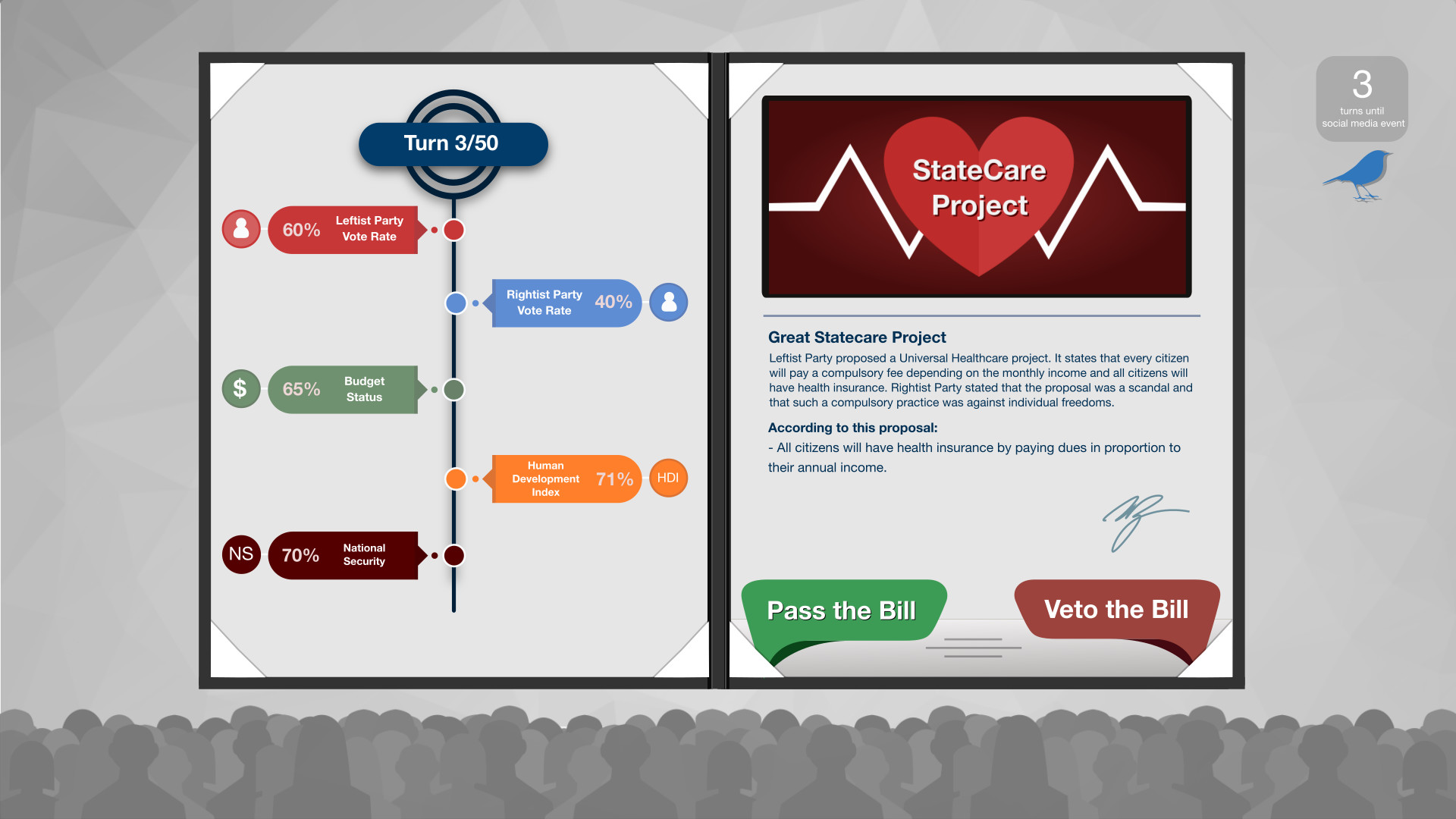 Balanced Politics Simulator screenshot 3