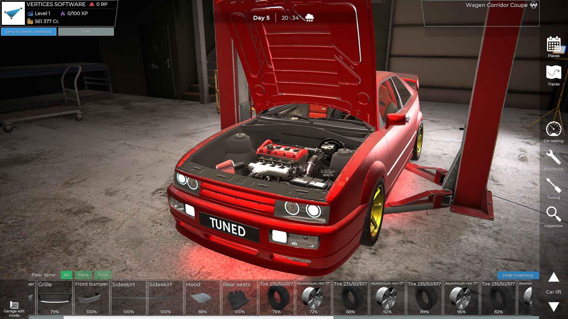 CAR TUNE: Project screenshot 1