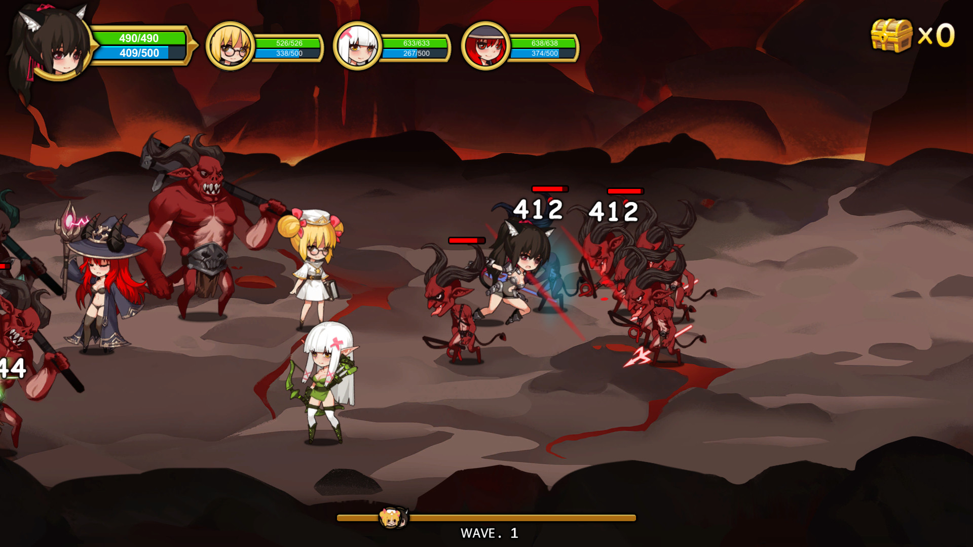 Treasure chest Corps-結界を維持するため、魔物を退治した screenshot 4