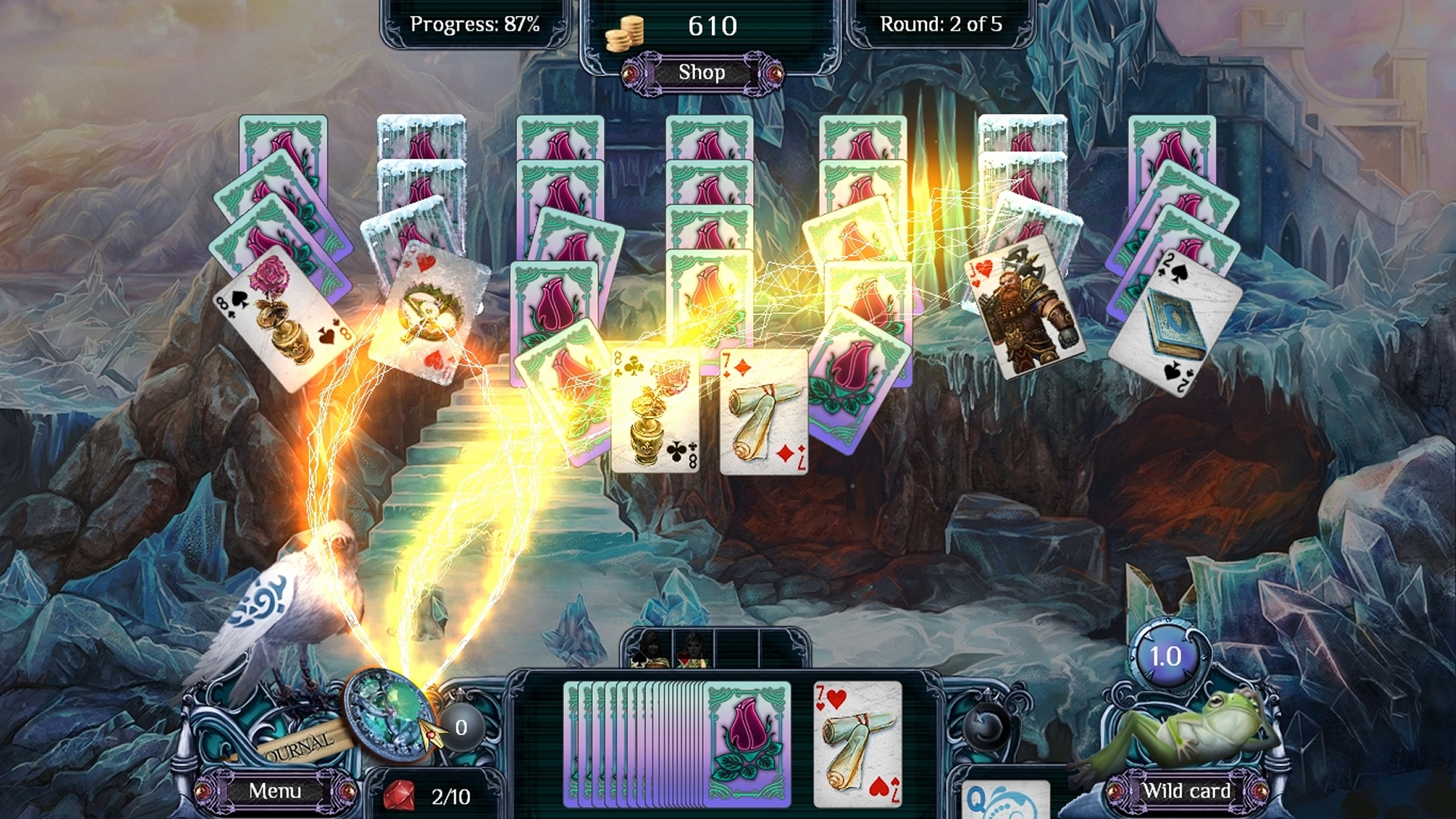 The far Kingdoms: Winter Solitaire screenshot 5