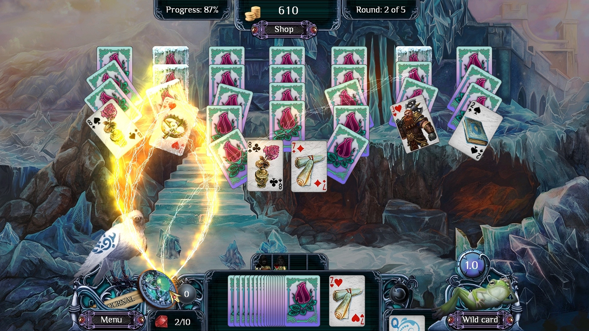 The far Kingdoms: Winter Solitaire screenshot 4