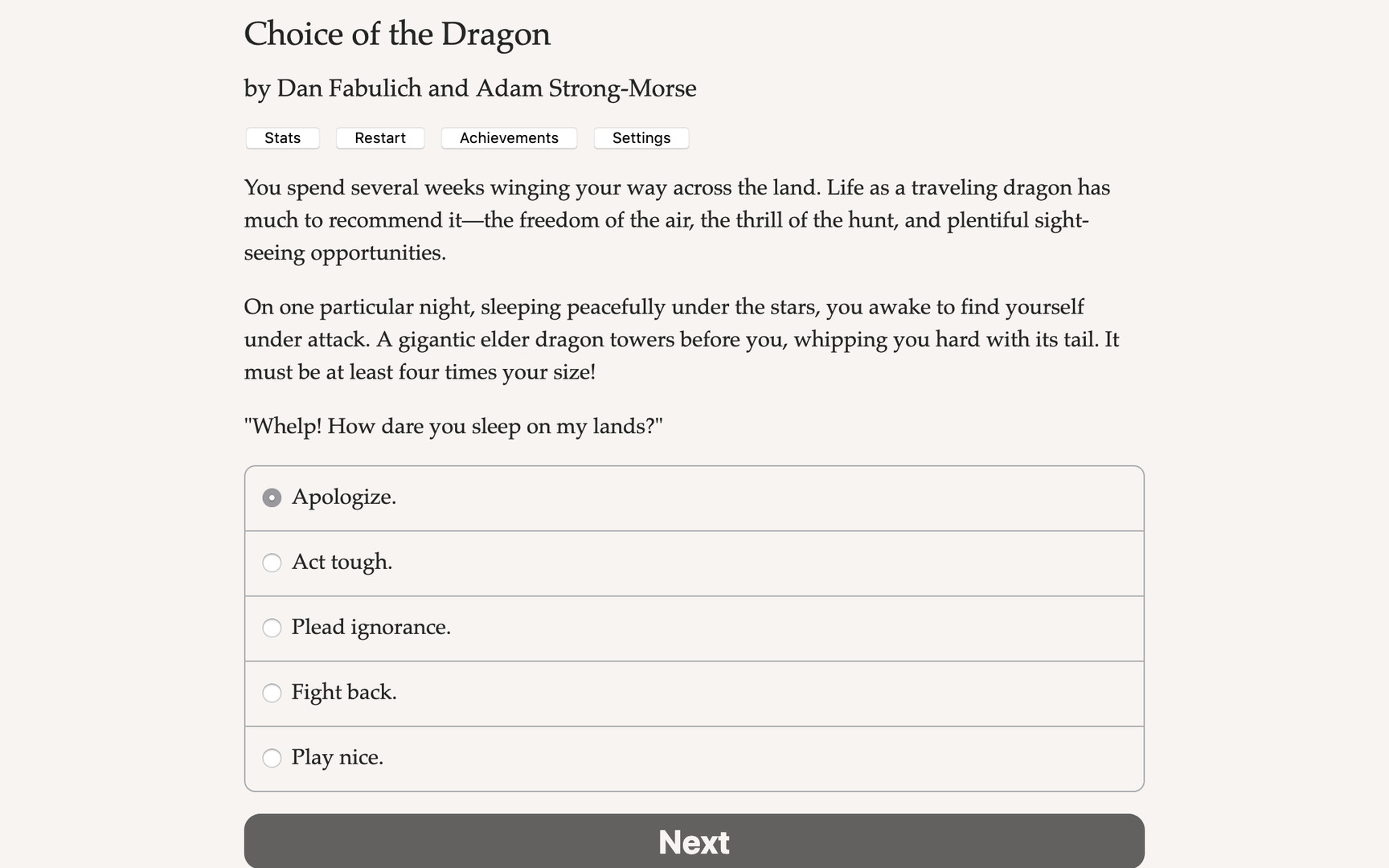 Choice of the Dragon screenshot 5