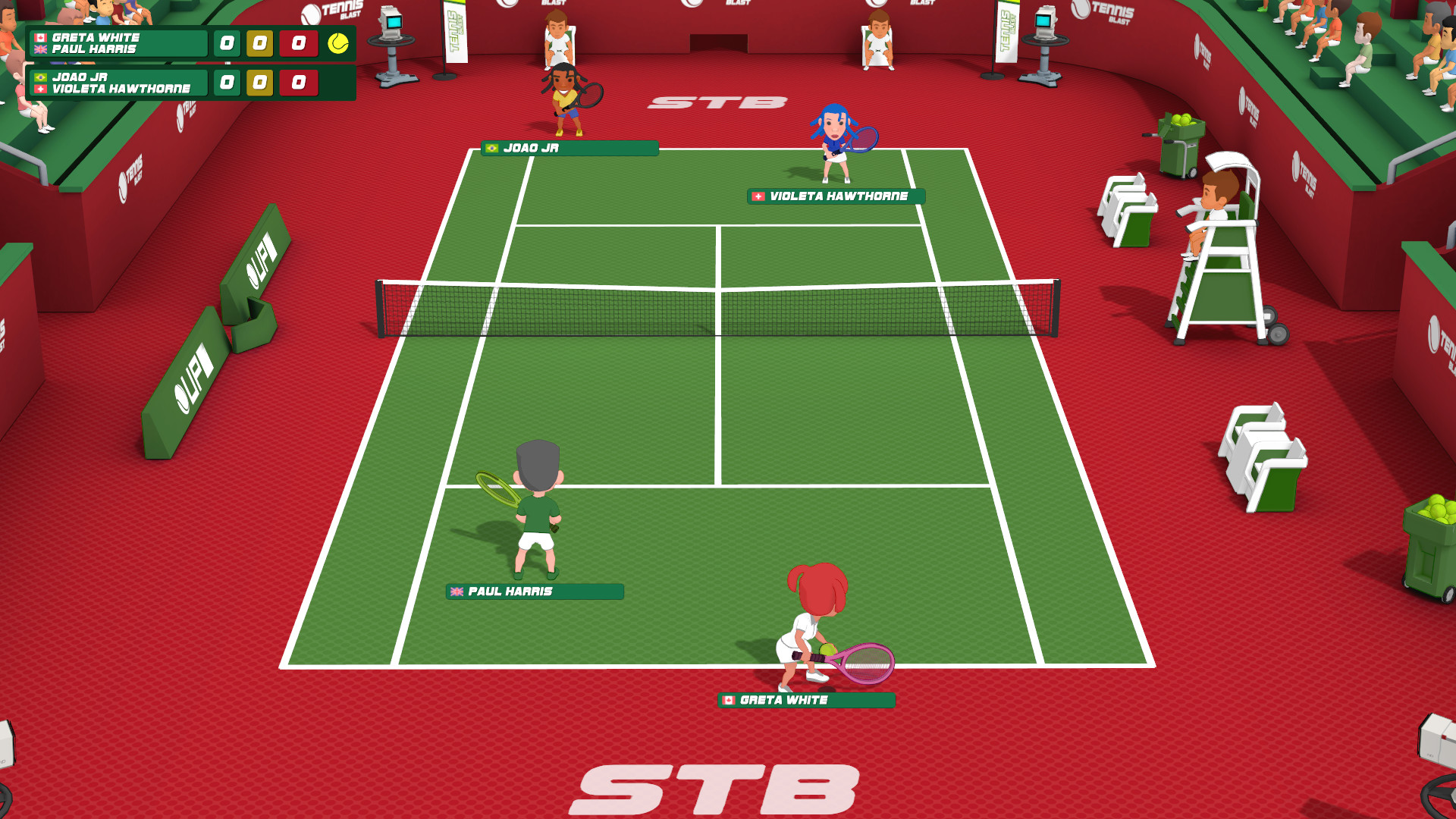 Super Tennis Blast screenshot 1