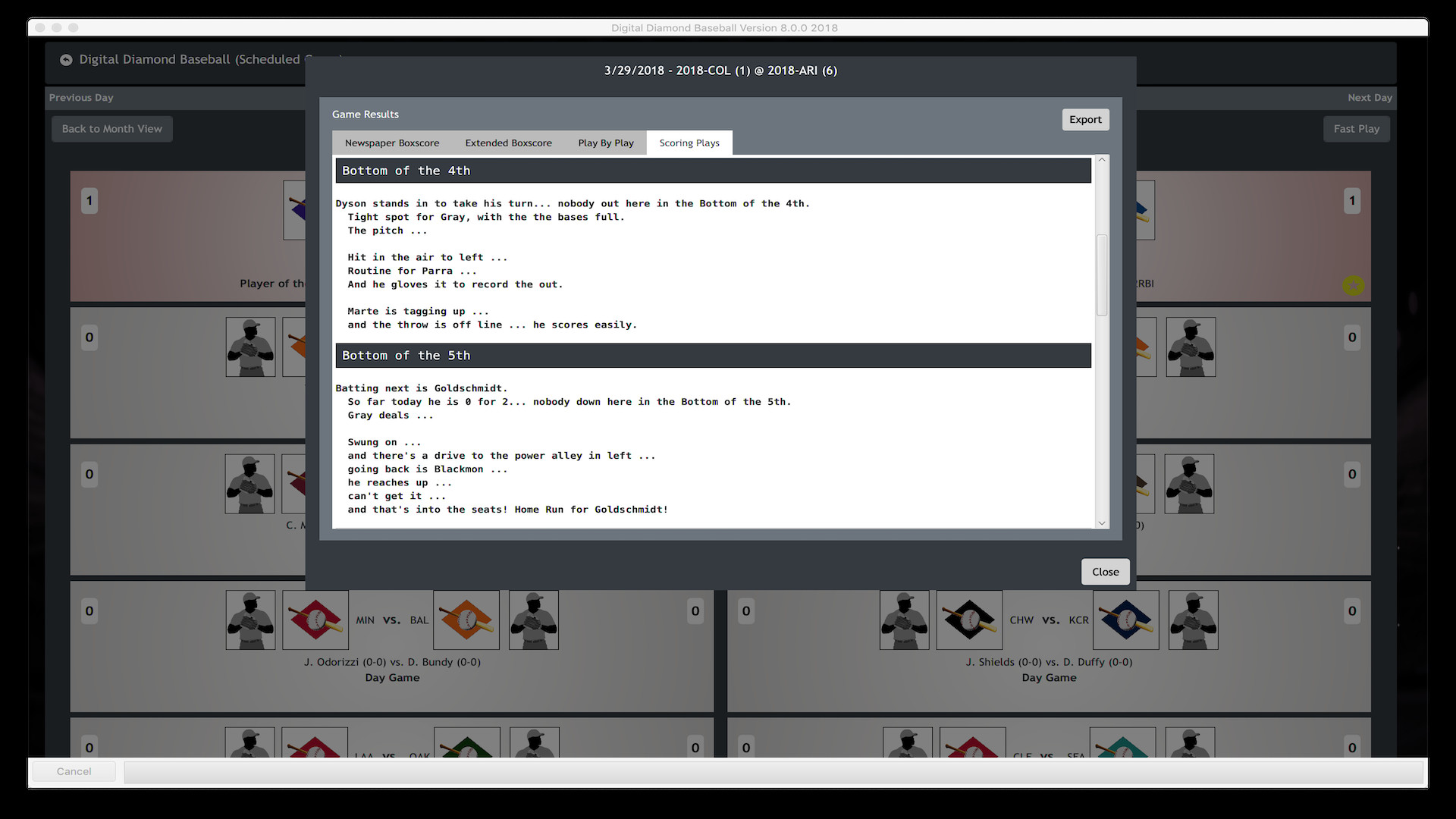Digital Diamond Baseball V8 screenshot 5