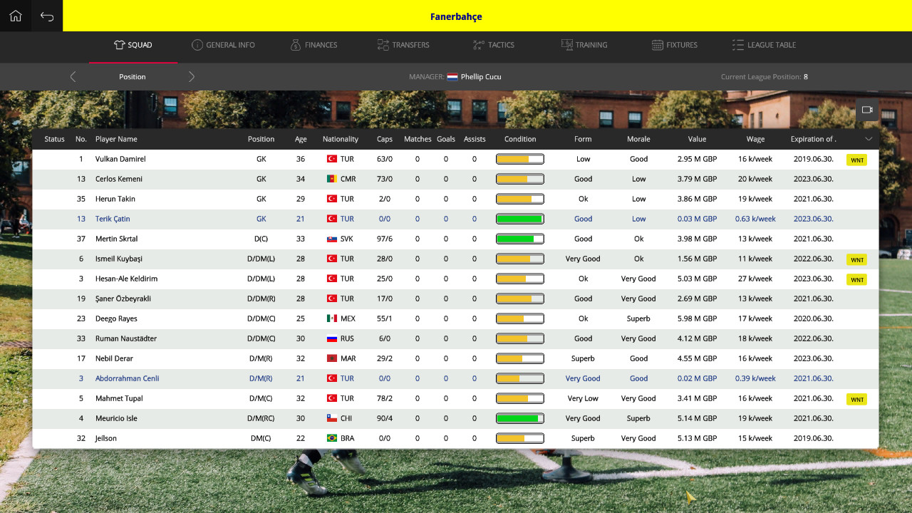 Global Soccer: A Management Game 2019 screenshot 13