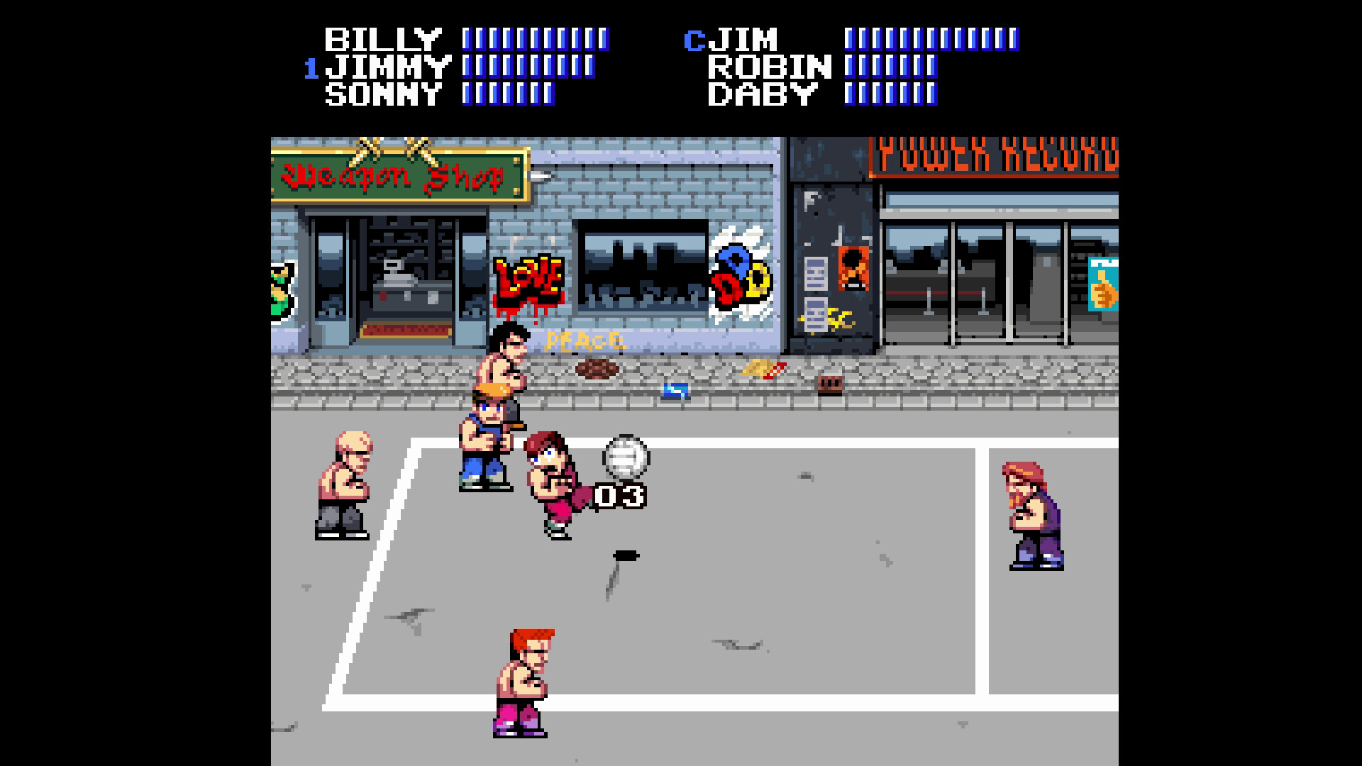 Double Dragon Dodgeball screenshot 2