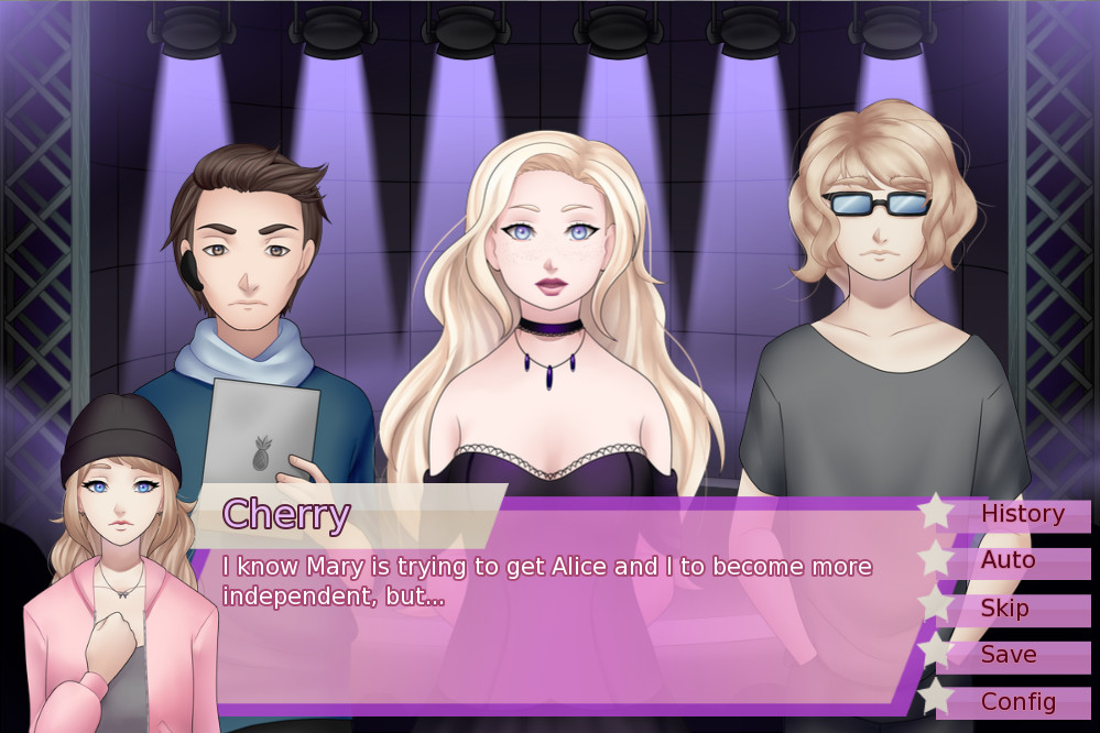 Alice in Stardom - A Free Idol Visual Novel screenshot 3