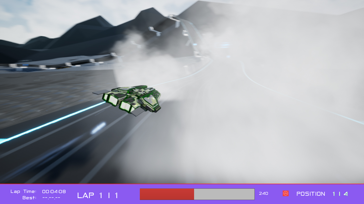 Deep Race: Space screenshot 1