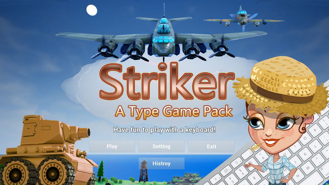 打击者打字游戏集(Striker A Type Game Pack) screenshot 1