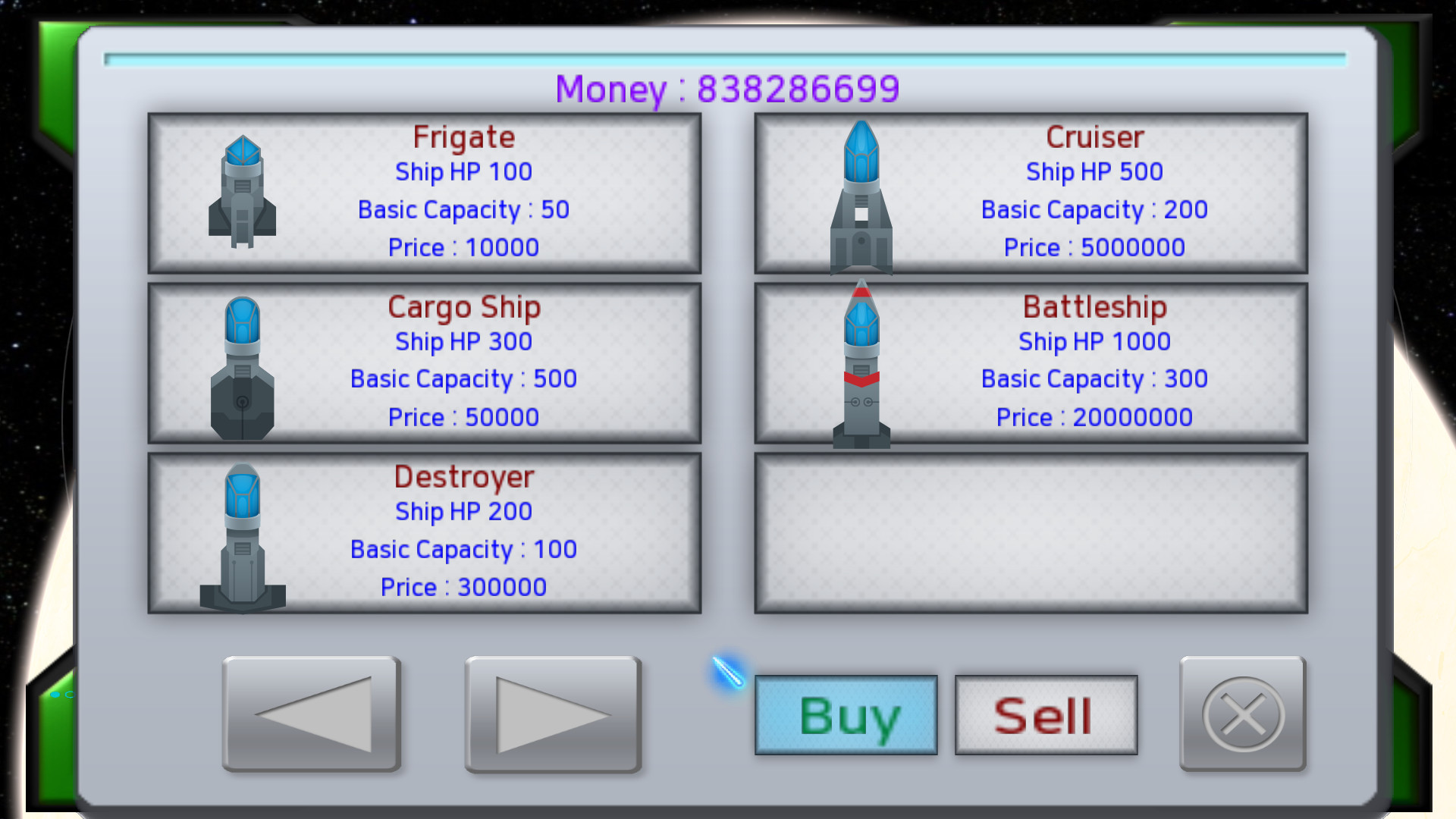 Space Trade Fleet 1.5 screenshot 2