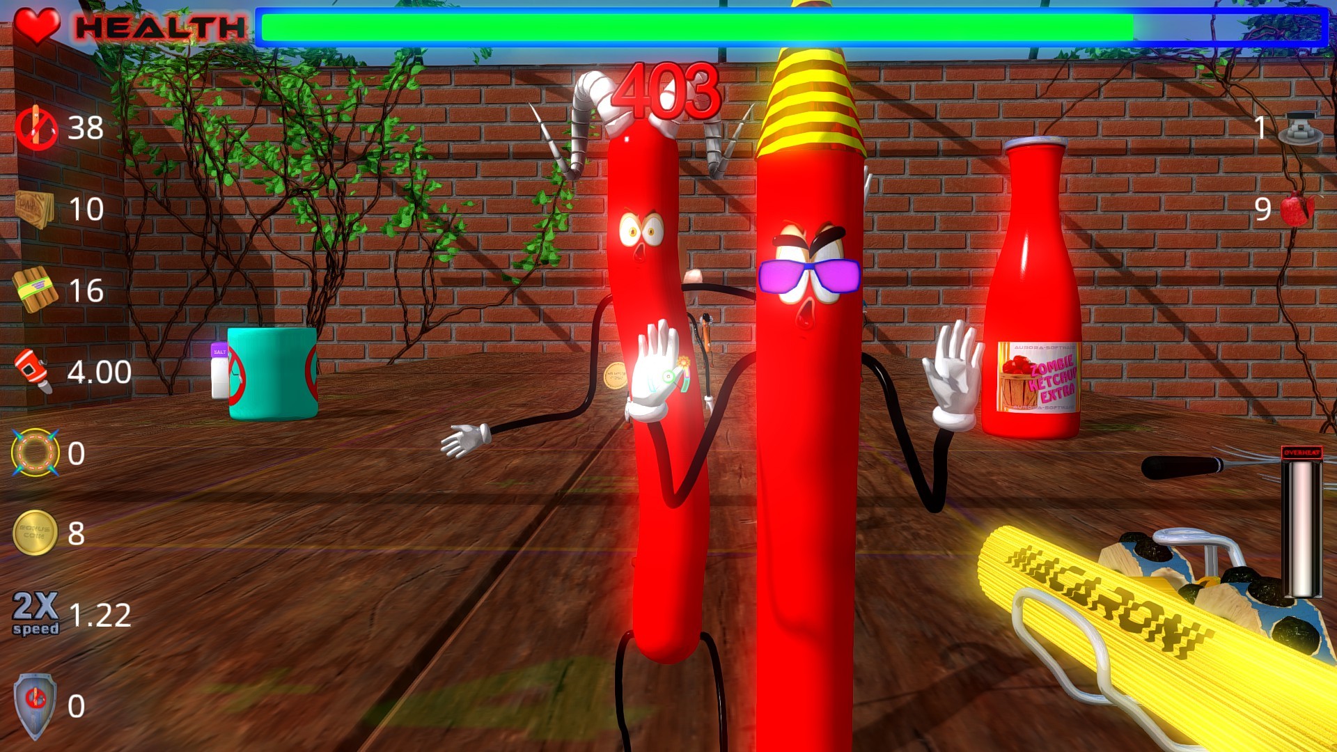 Die, zombie sausage, die! screenshot 10