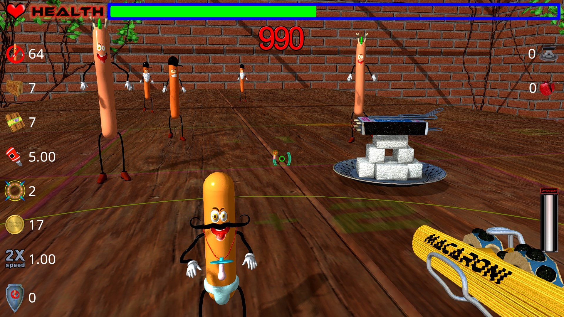 Die, zombie sausage, die! screenshot 6