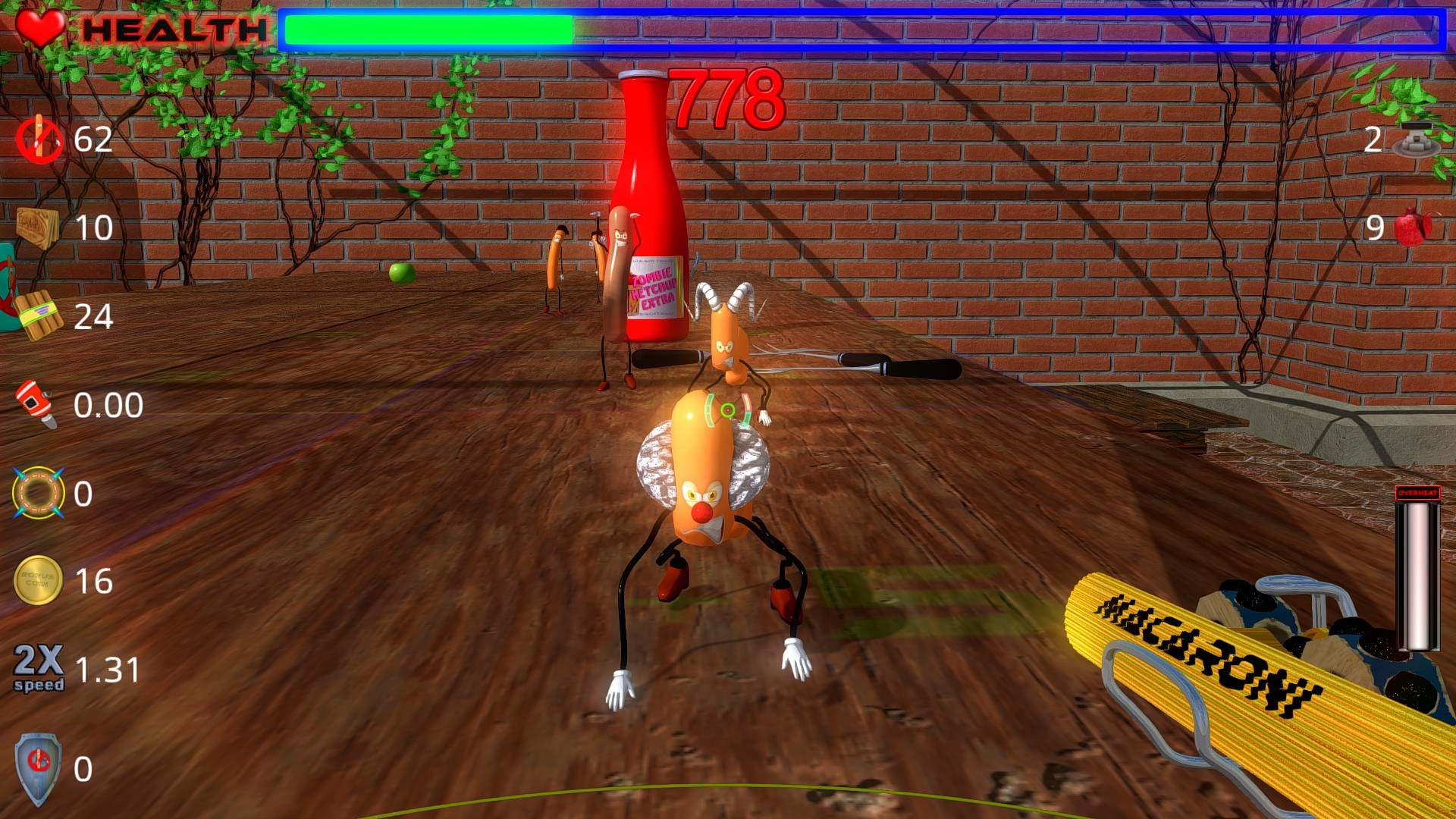 Die, zombie sausage, die! screenshot 24