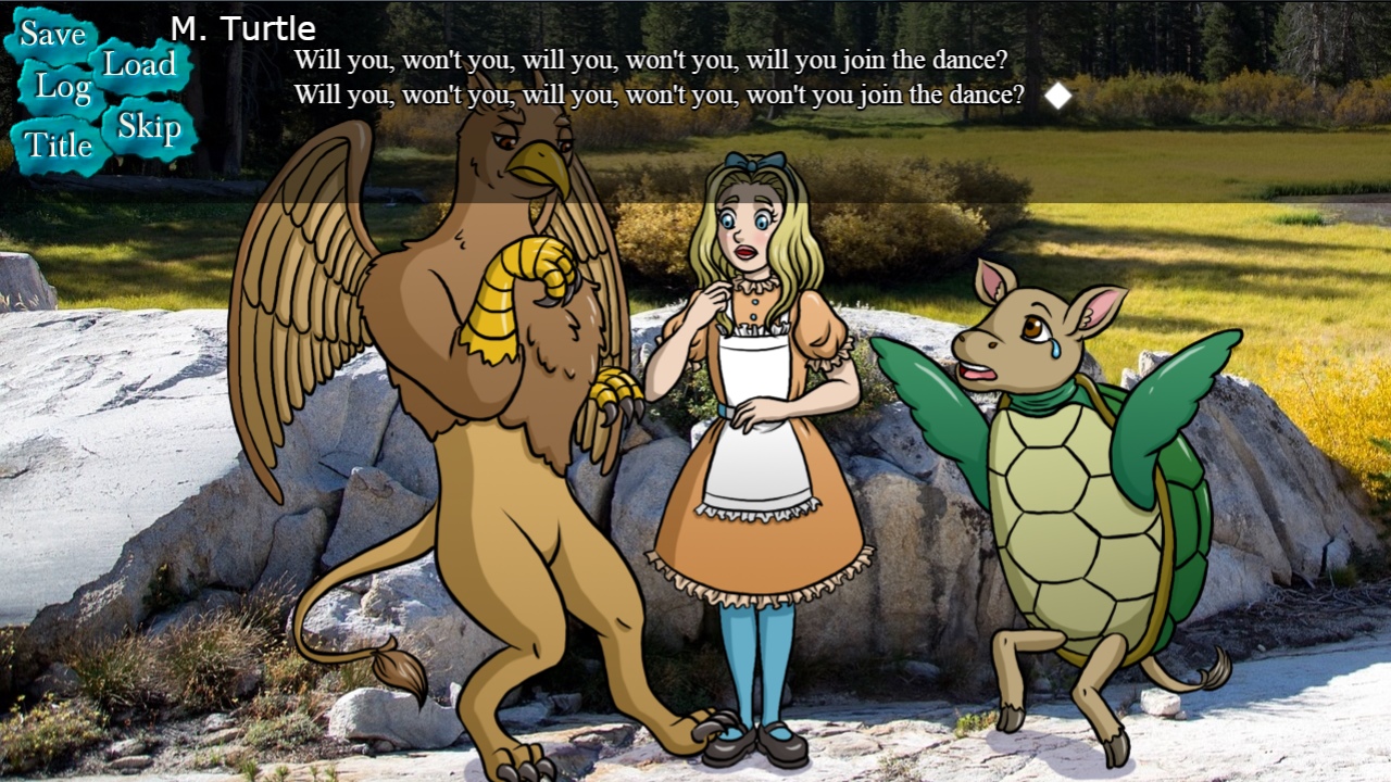 BRG's Alice in Wonderland Visual Novel screenshot 4