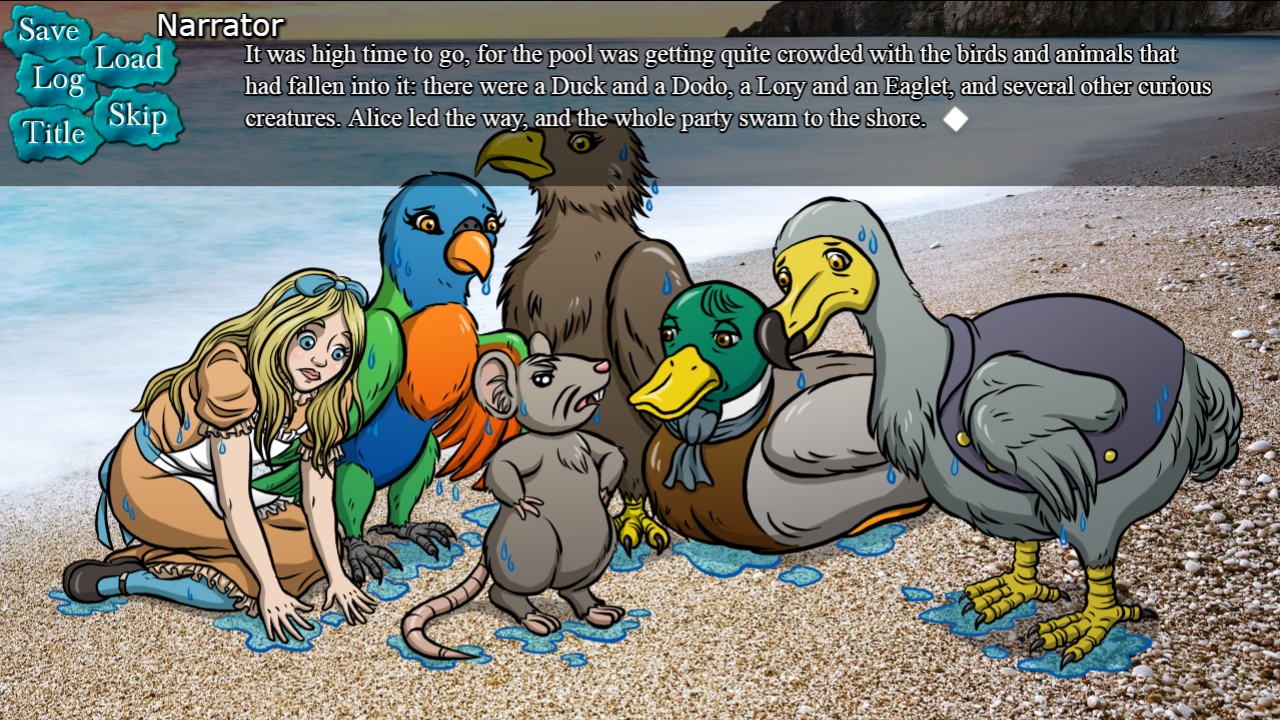 BRG's Alice in Wonderland Visual Novel screenshot 2