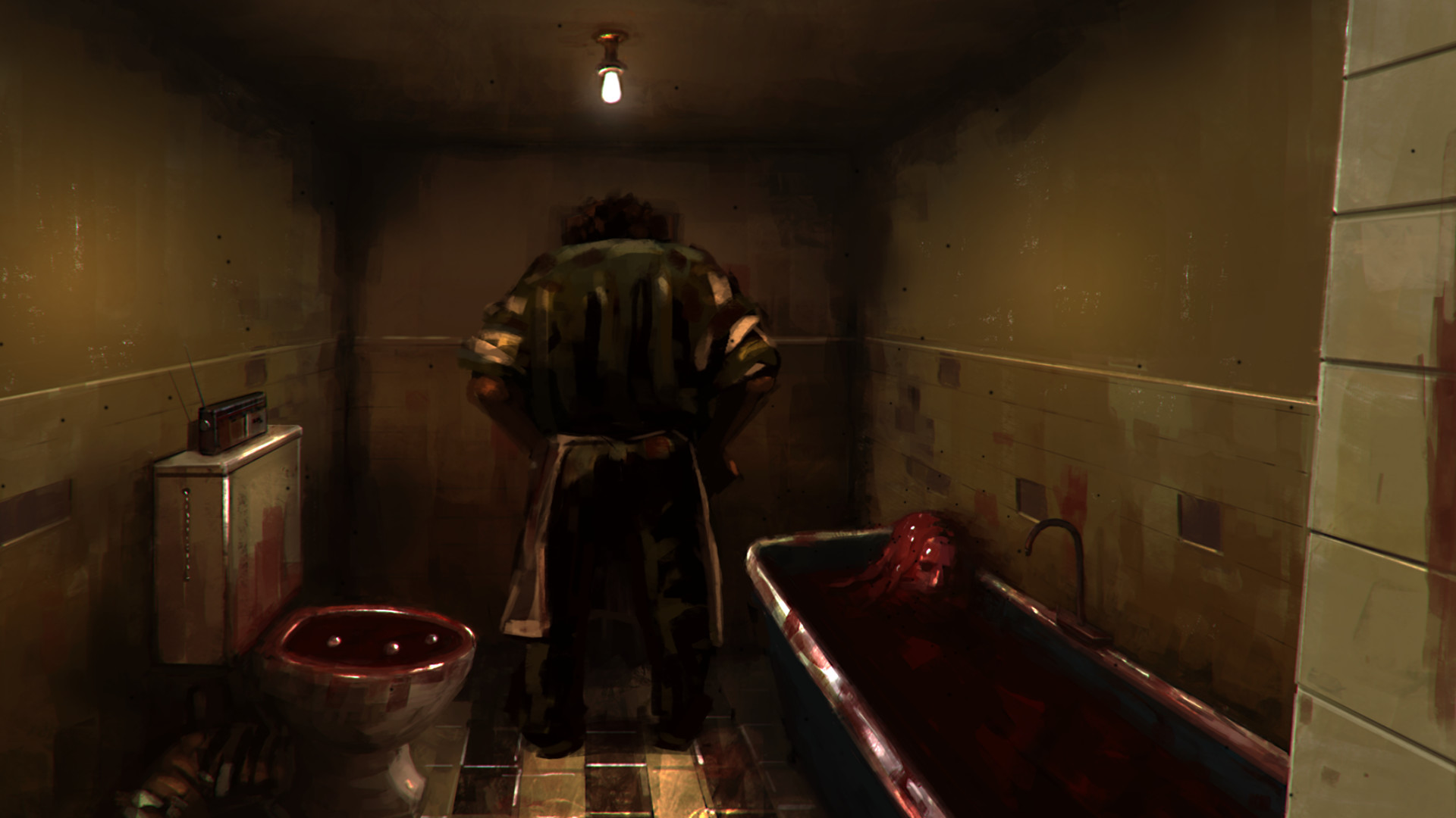 Now You See - A Hand Painted Horror Adventure screenshot 1