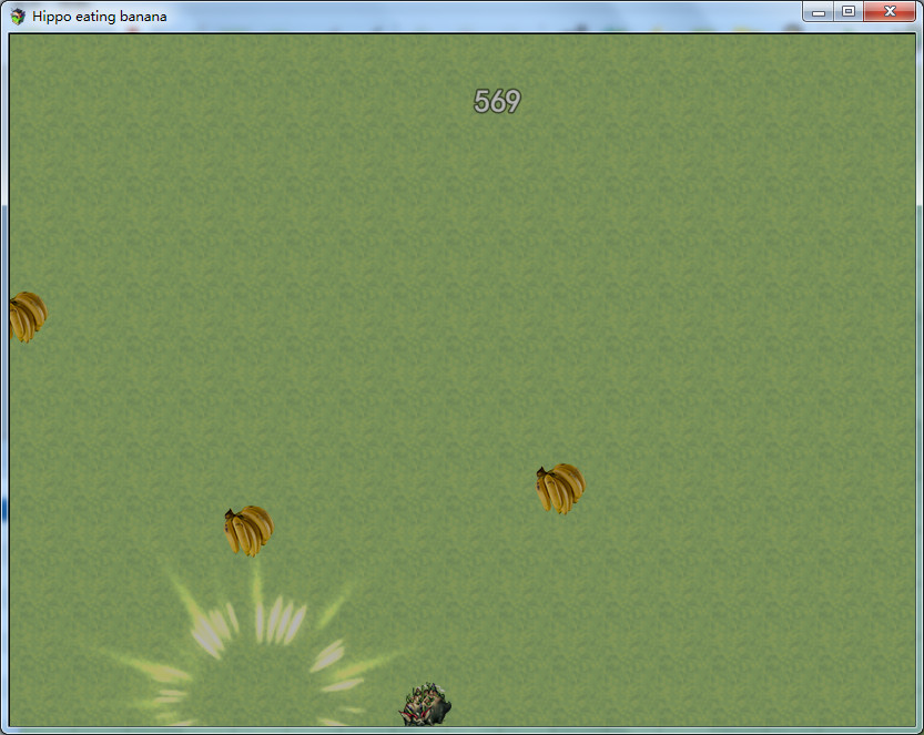 Hippo eating banana screenshot 1