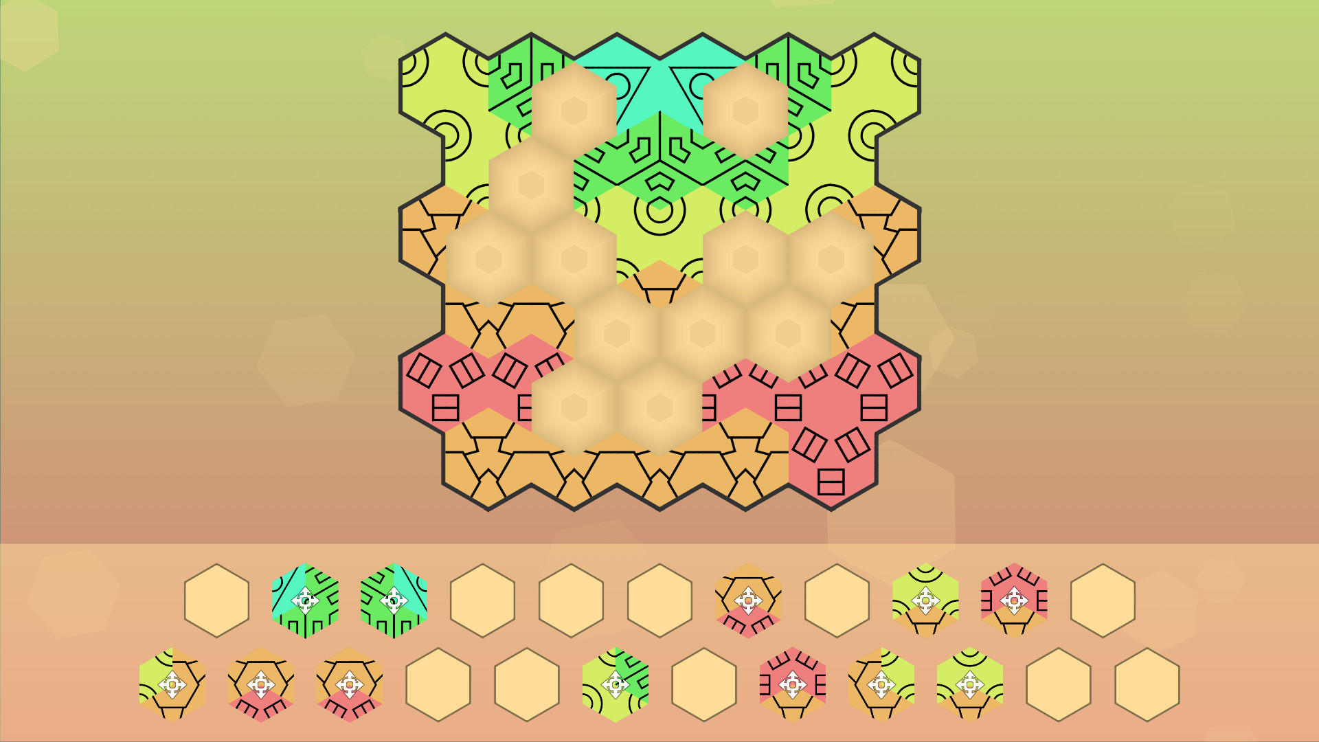 Aurora Hex - Pattern Puzzles screenshot 3