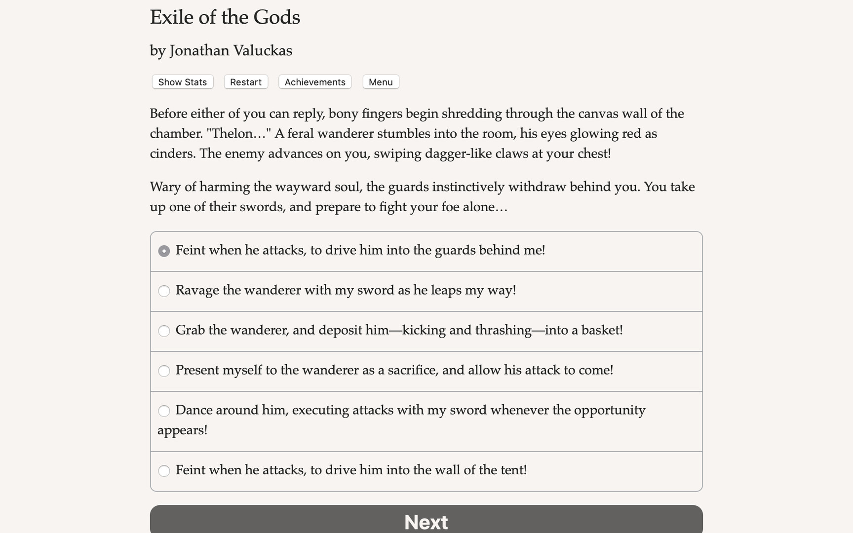 Exile of the Gods screenshot 1