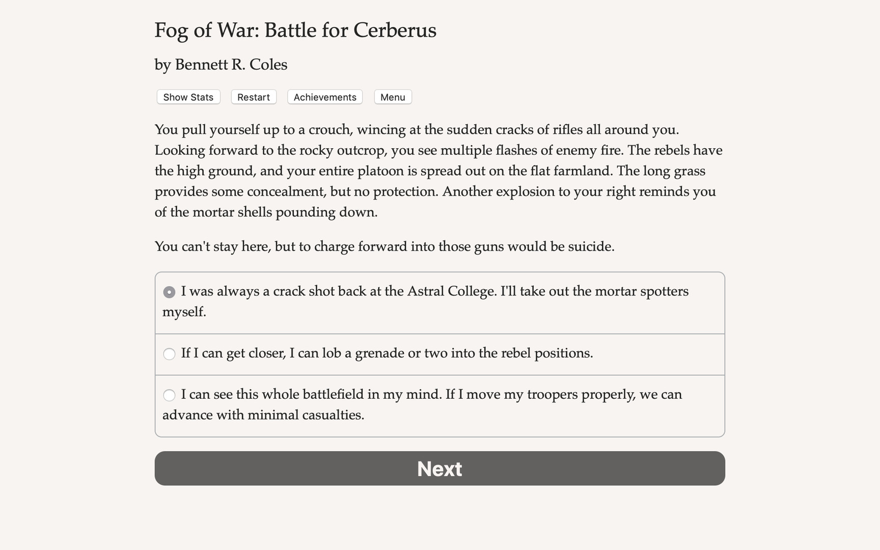 Fog of War: The Battle for Cerberus screenshot 5