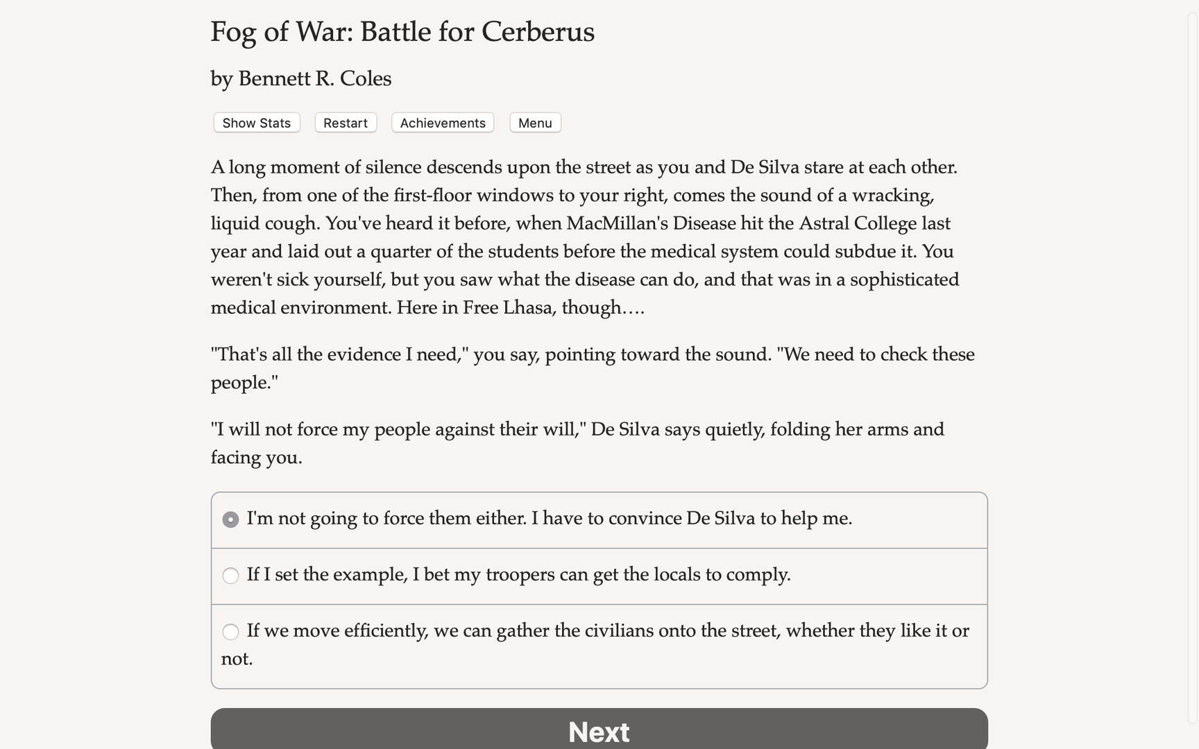 Fog of War: The Battle for Cerberus screenshot 1