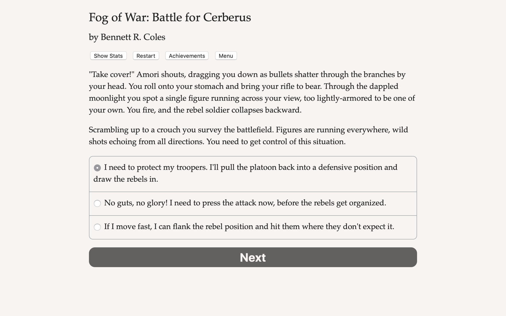 Fog of War: The Battle for Cerberus screenshot 3