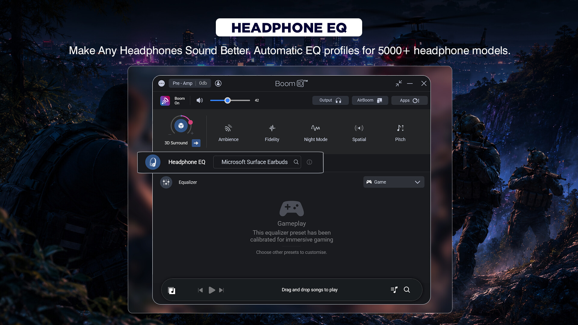 Boom 3D Windows: Experience 3D surround sound in games screenshot 5
