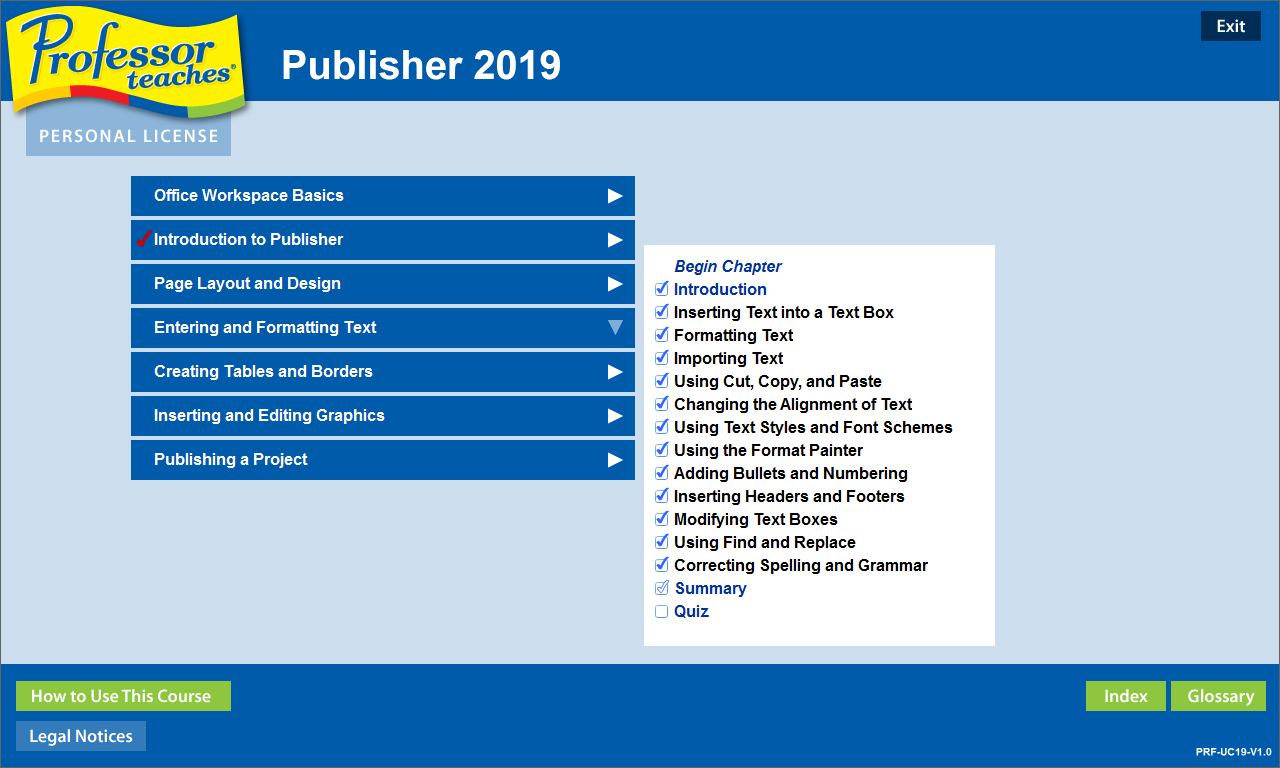 Professor Teaches Publisher 2019 screenshot 5