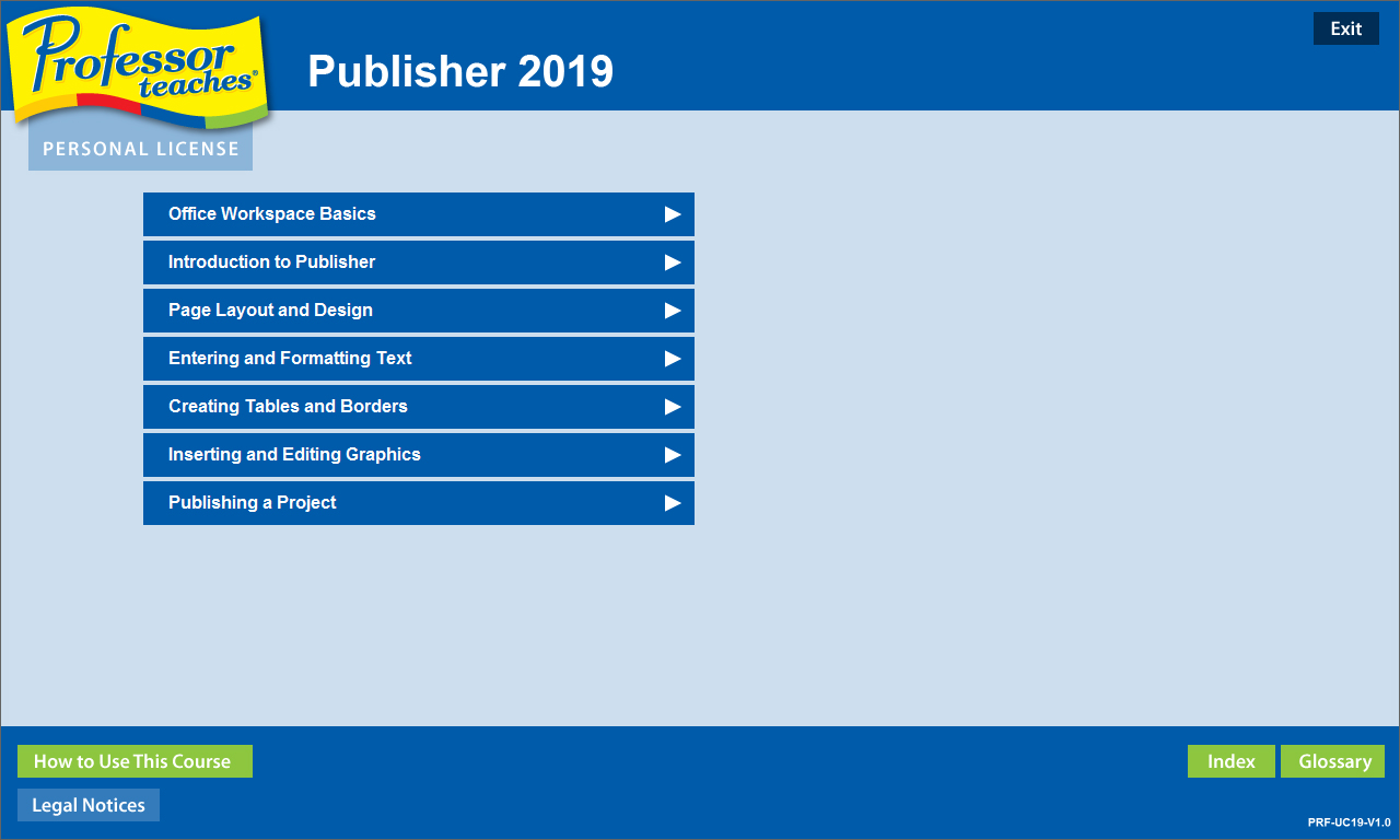Professor Teaches Publisher 2019 screenshot 4