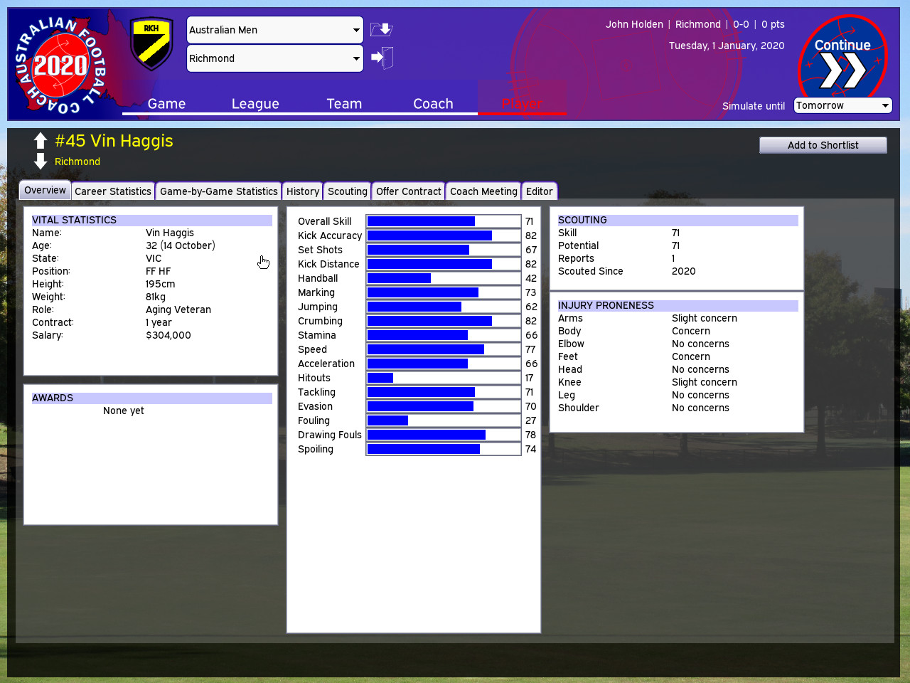 Australian Football Coach 2020 screenshot 5