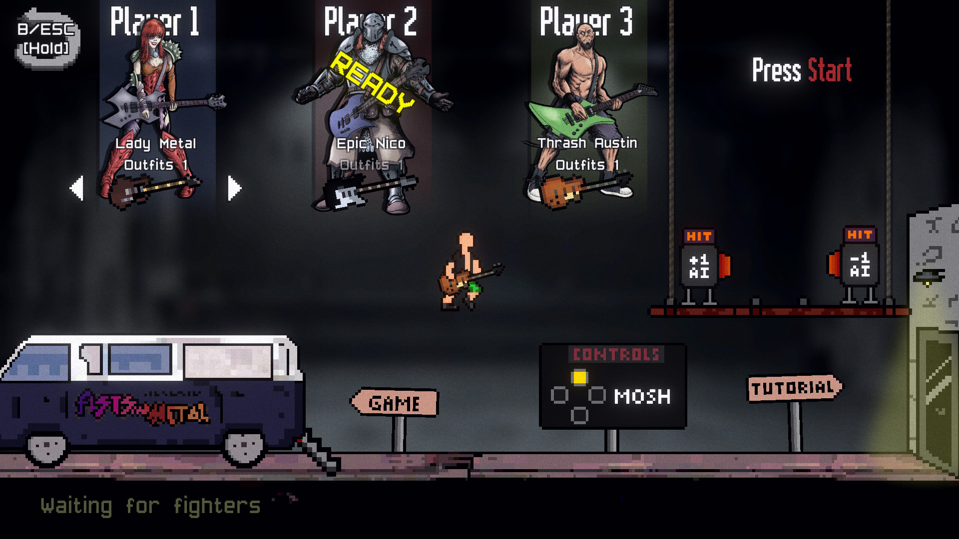 It's Raining Fists and Metal screenshot 1